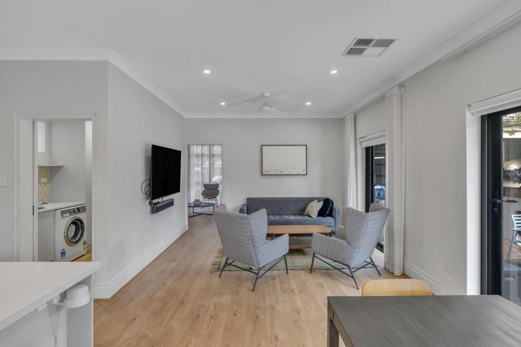 Family Retreat with Balcony and Courtyard