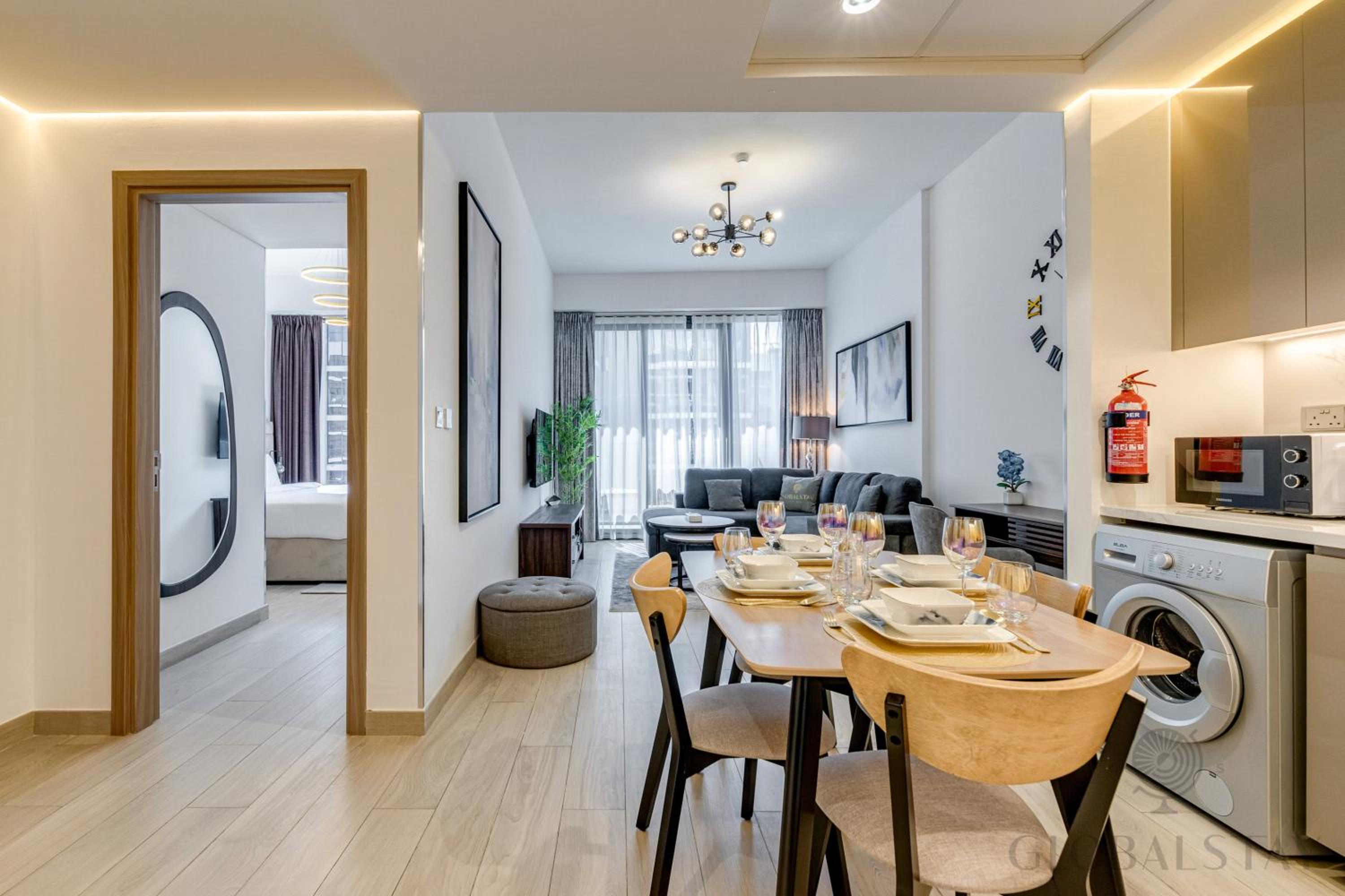 GlobalStay 1 Bedroom Apartment for 4 Guests Azizi Riviera 42 Dubai