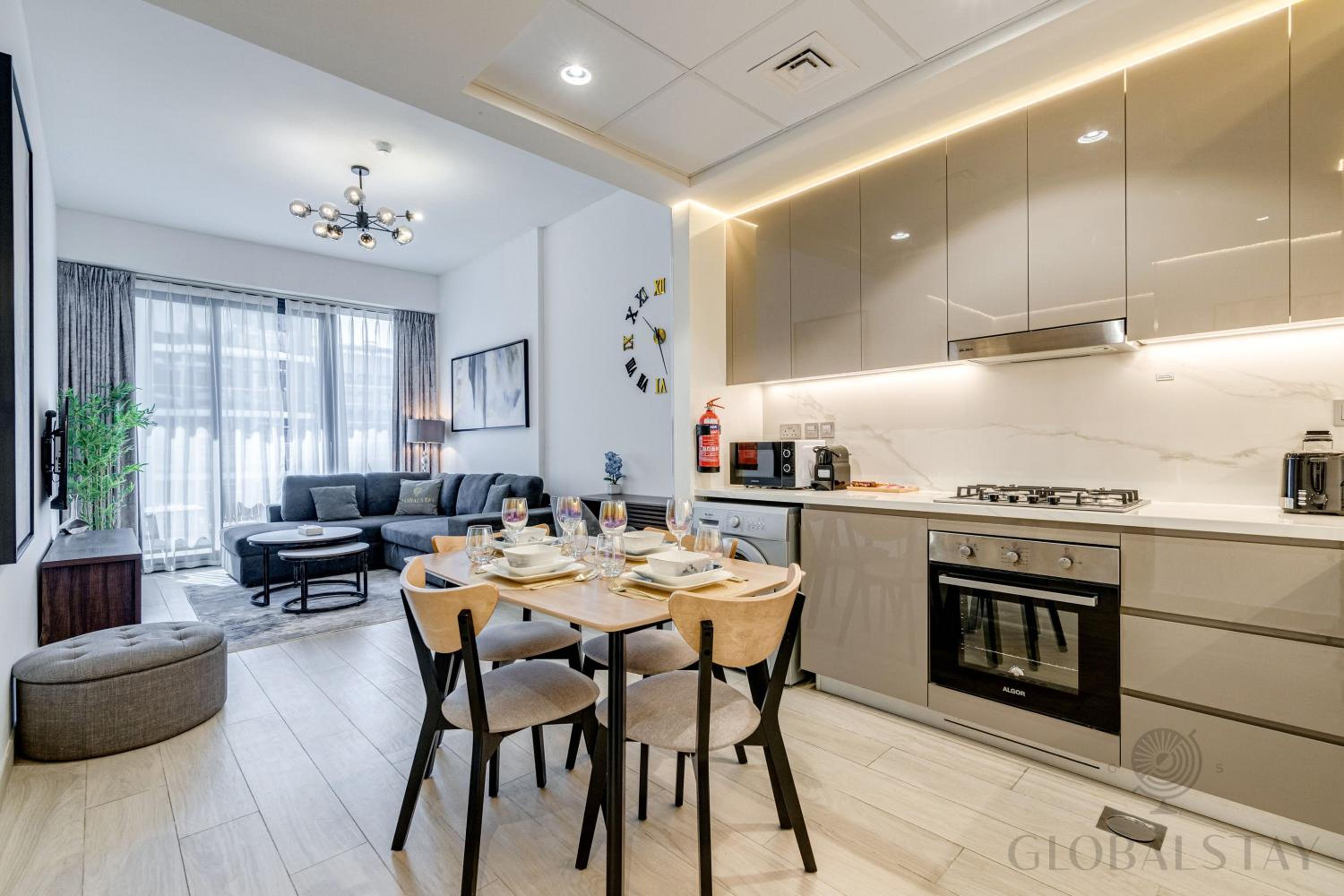 GlobalStay 1 Bedroom Apartment for 4 Guests Azizi Riviera 42 Dubai