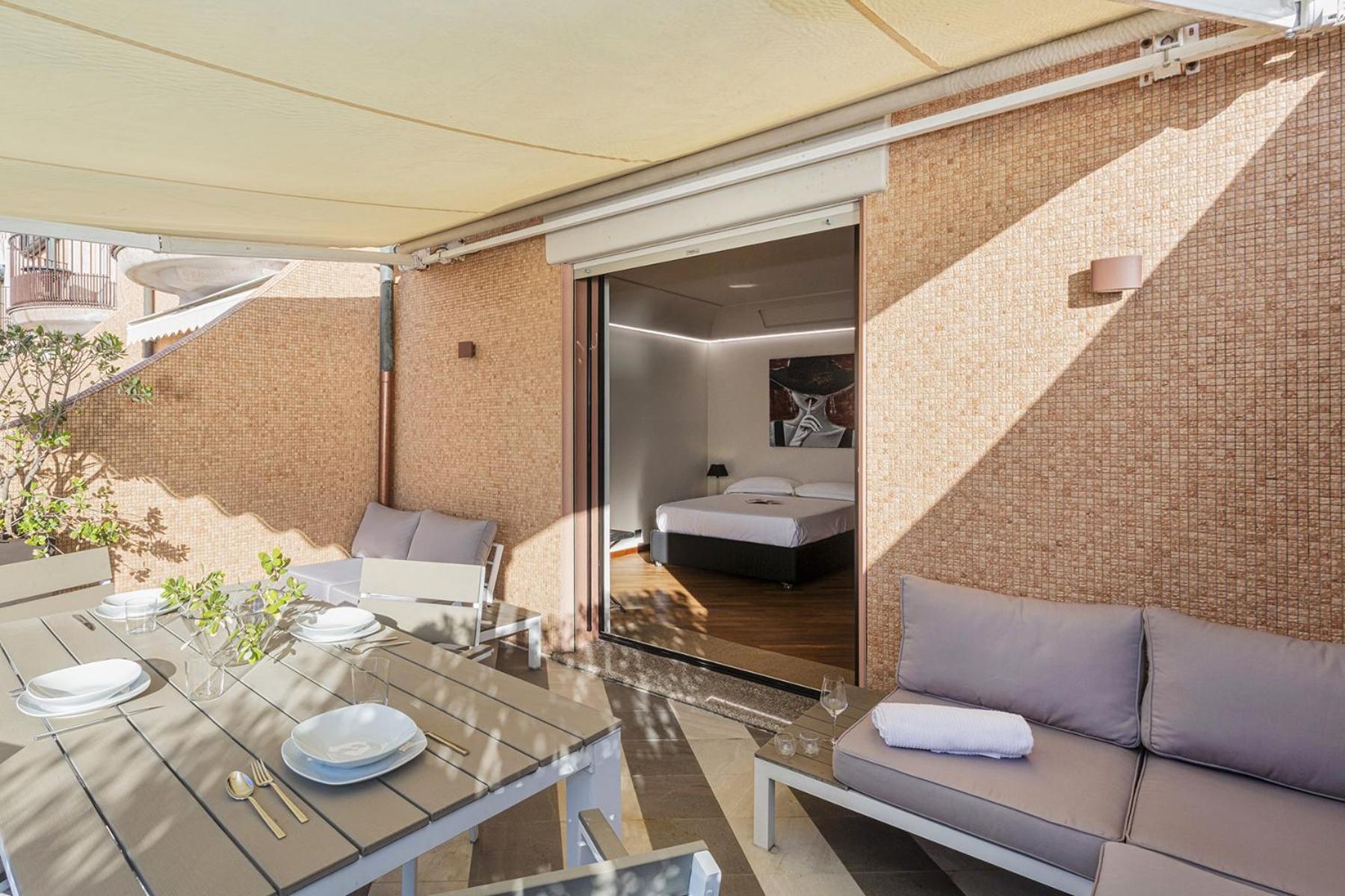 Beachfront Studio with Terrace by Wonderful Italy