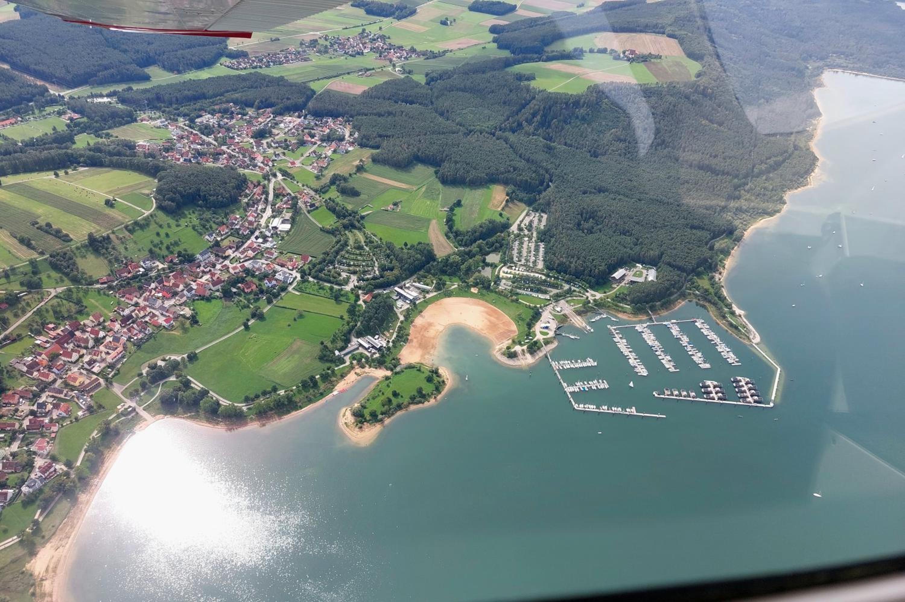 Fewo Erdgeschoss Ankerplatz mit Sauna direkt am Brombachsee bei Juliane und Klaus