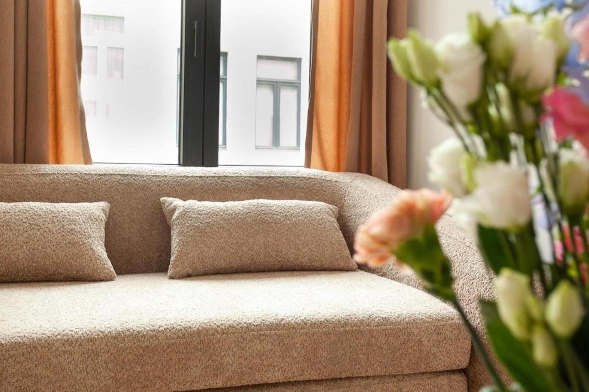 1 BR Stylish flat with balcony