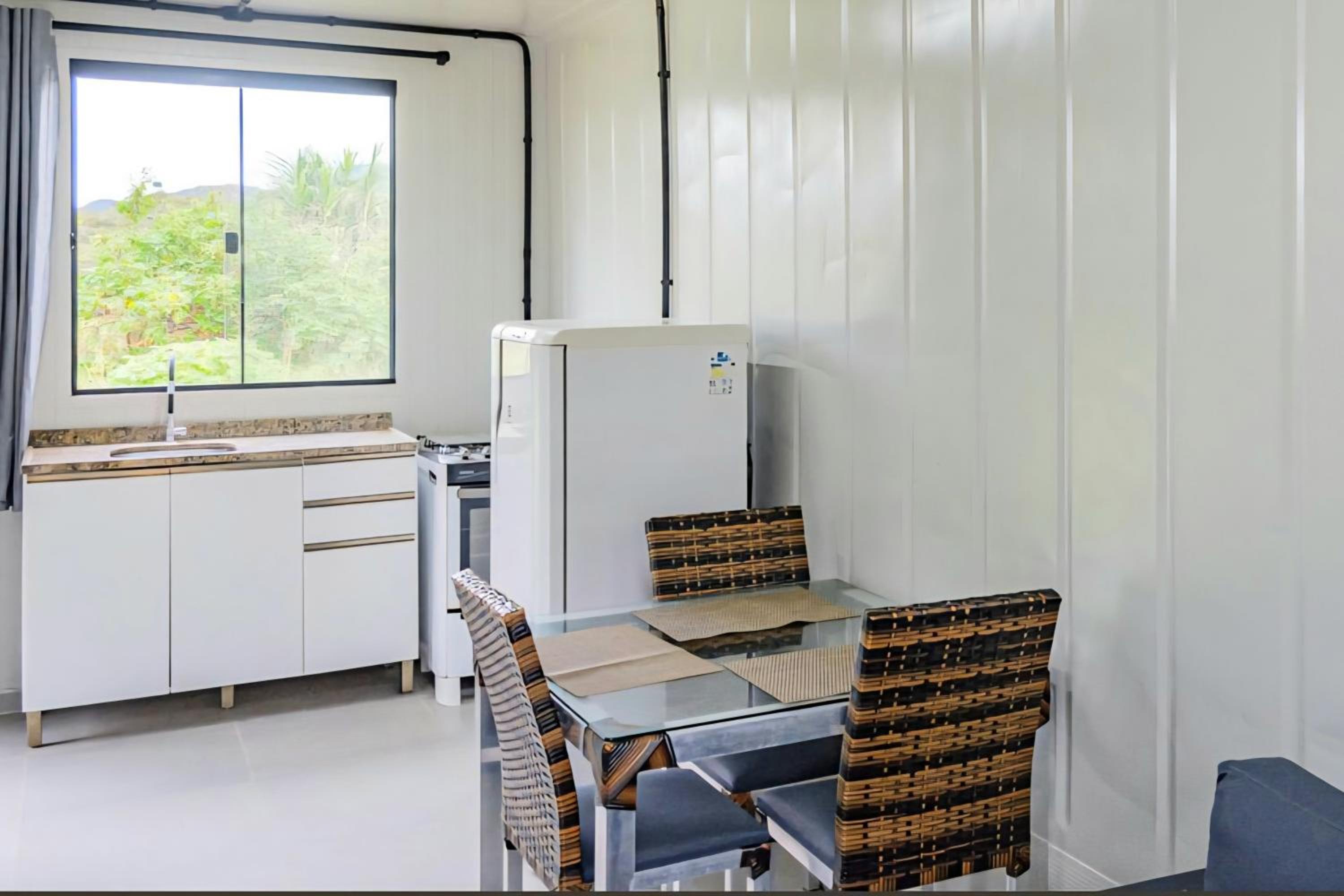 ContainerHome na Praia do Campeche com Ar Condidionado
