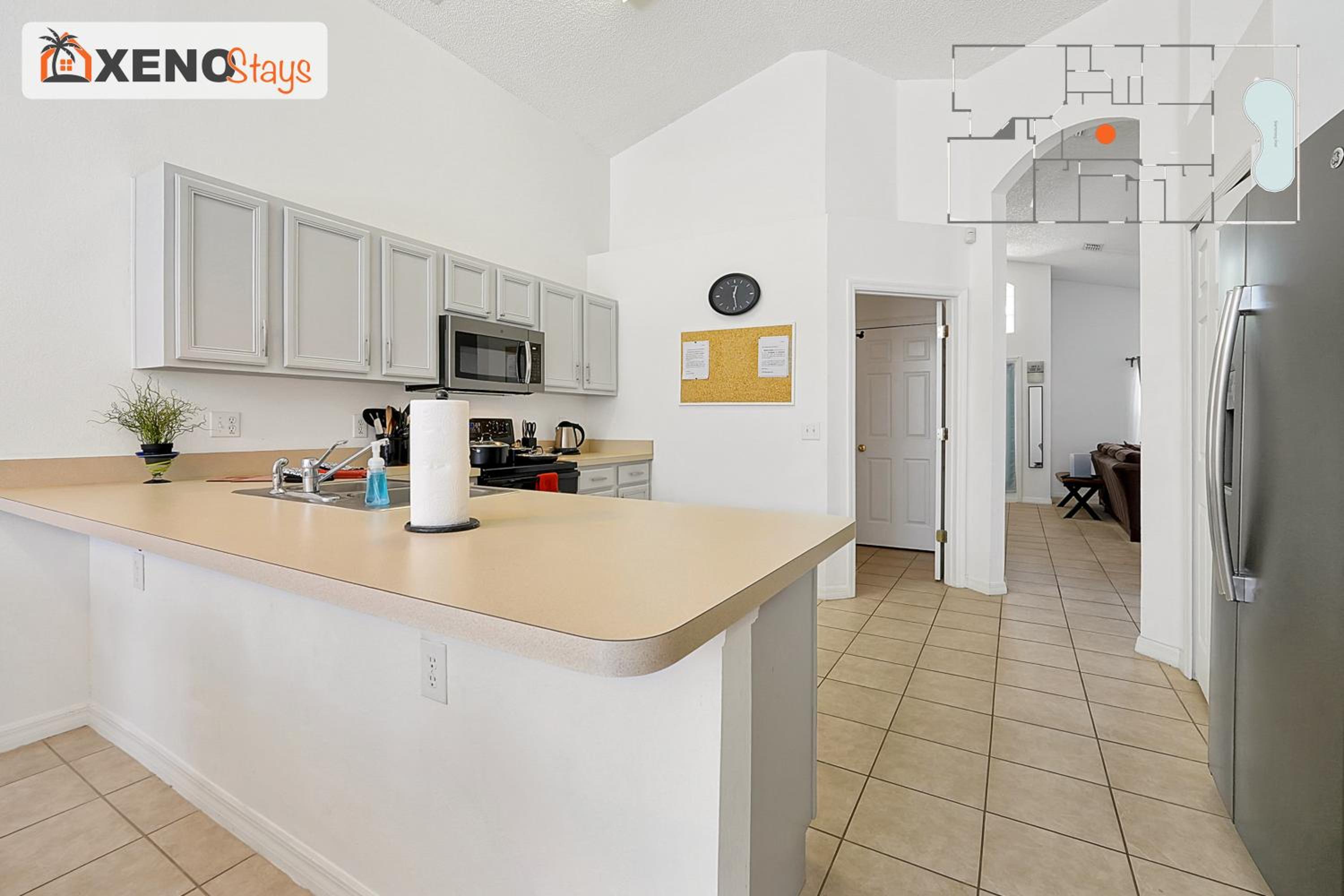 XENOStays - Family Villa with Pool Near Disney