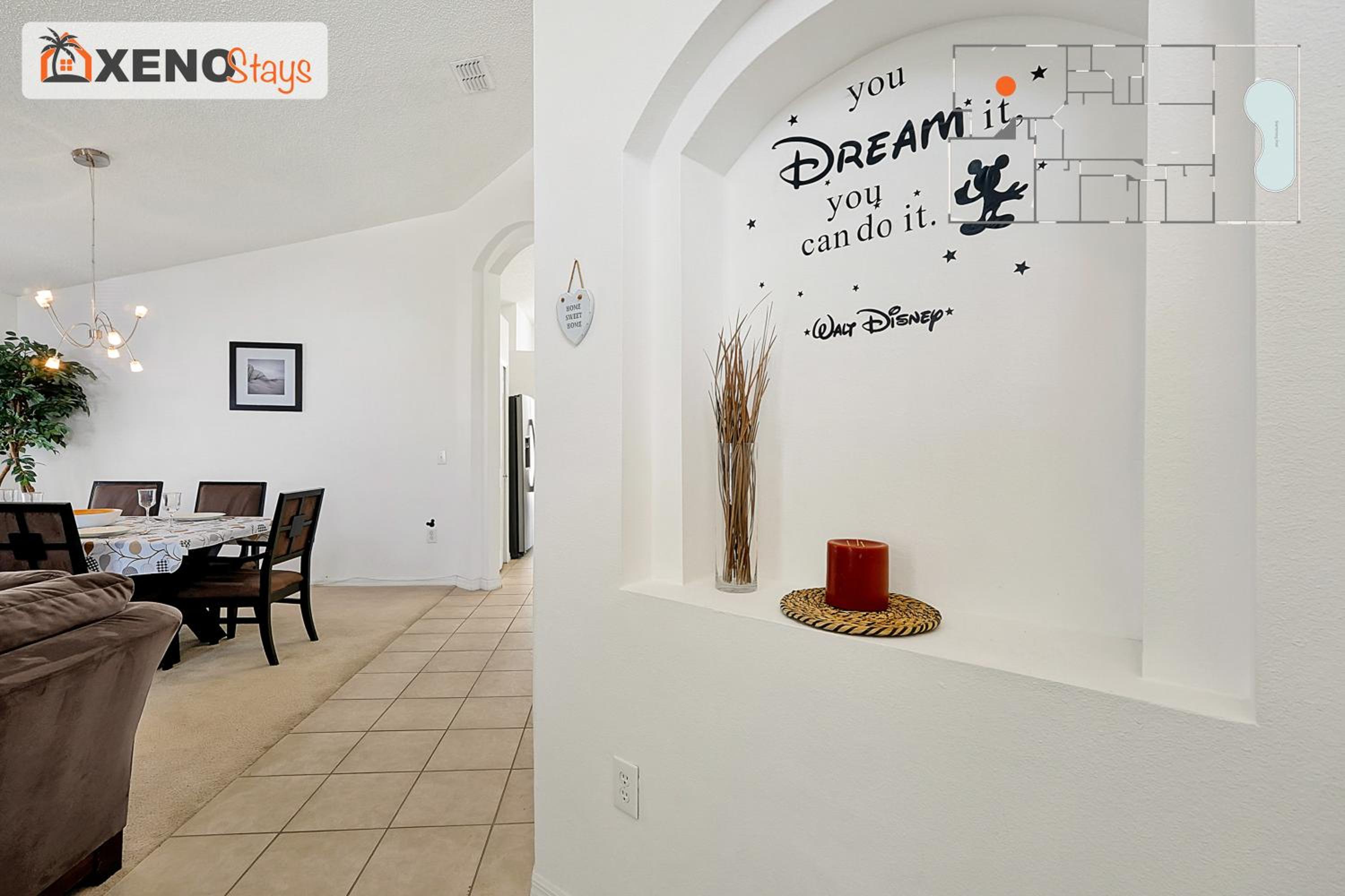 XENOStays - Family Villa with Pool Near Disney