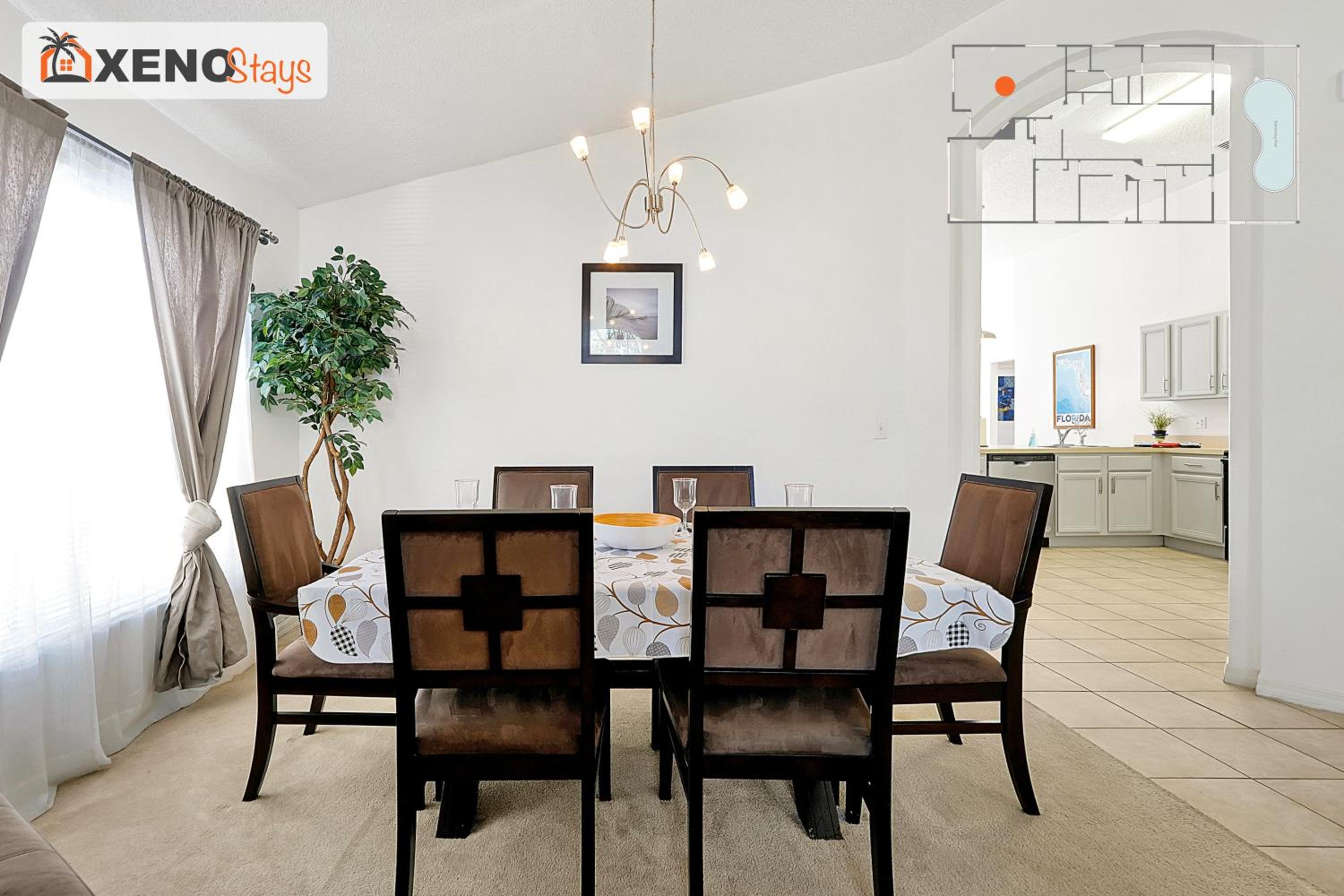 XENOStays - Family Villa with Pool Near Disney