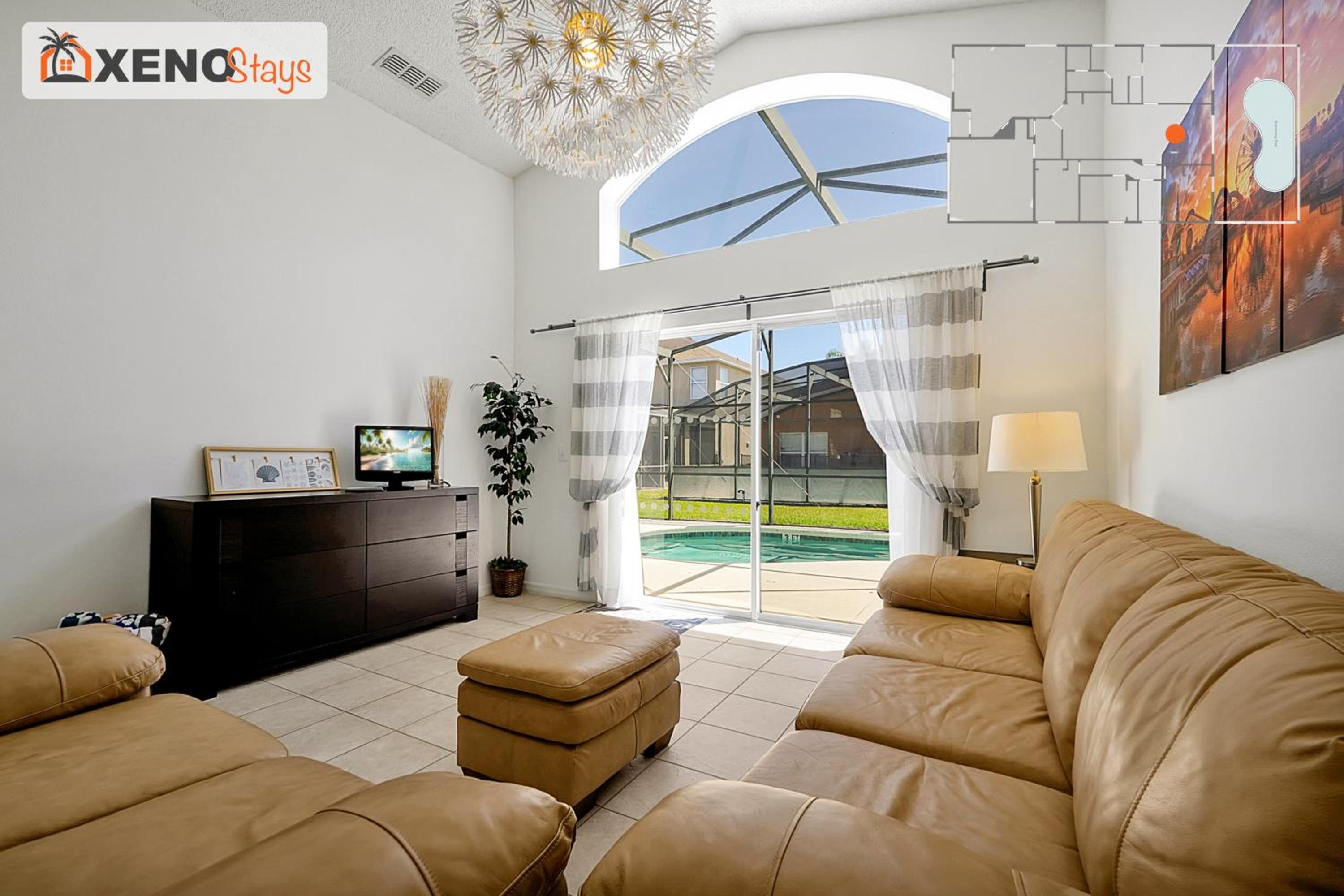 XENOStays - Family Villa with Pool Near Disney