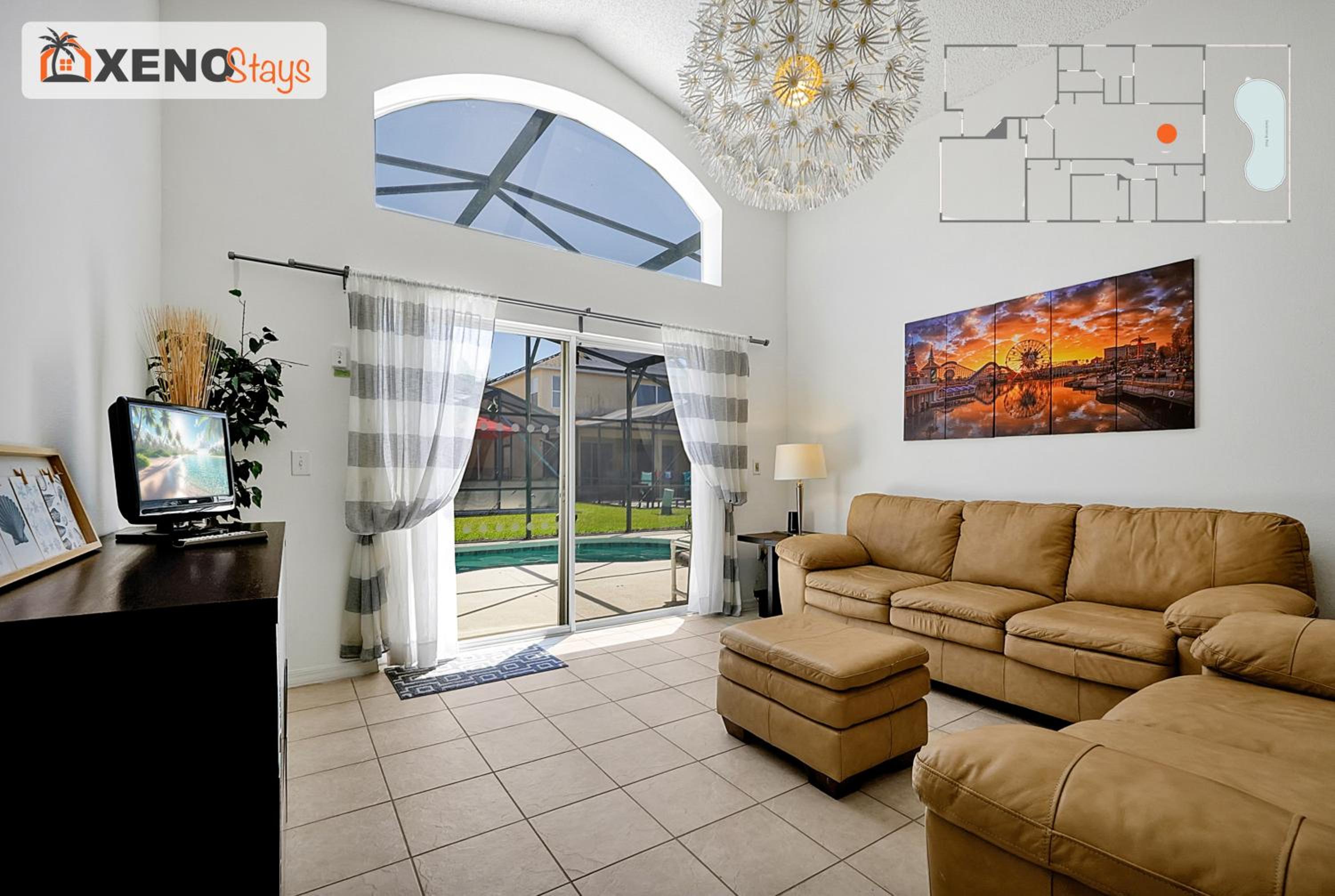 XENOStays - Family Villa with Pool Near Disney