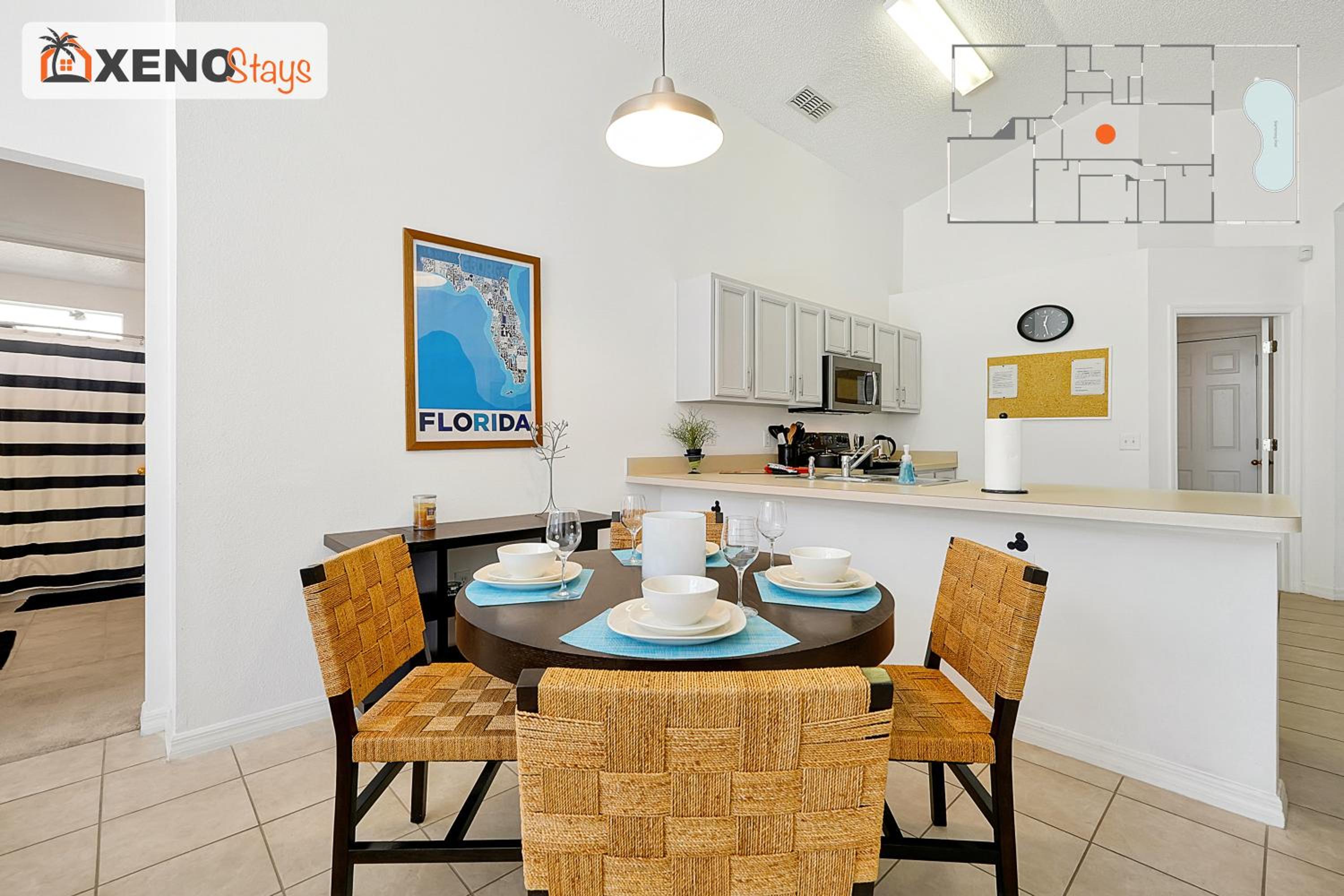 XENOStays - Family Villa with Pool Near Disney