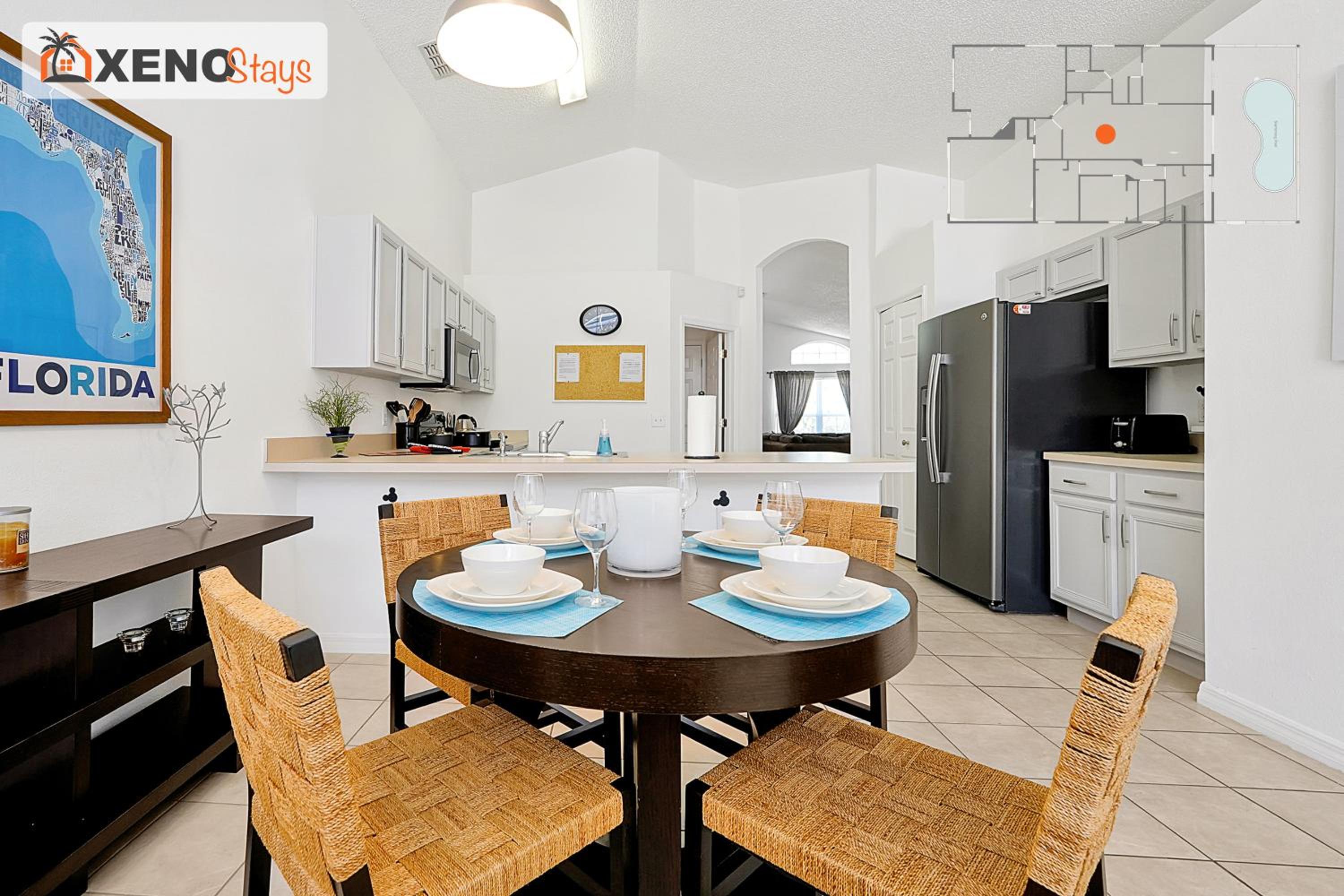 XENOStays - Family Villa with Pool Near Disney