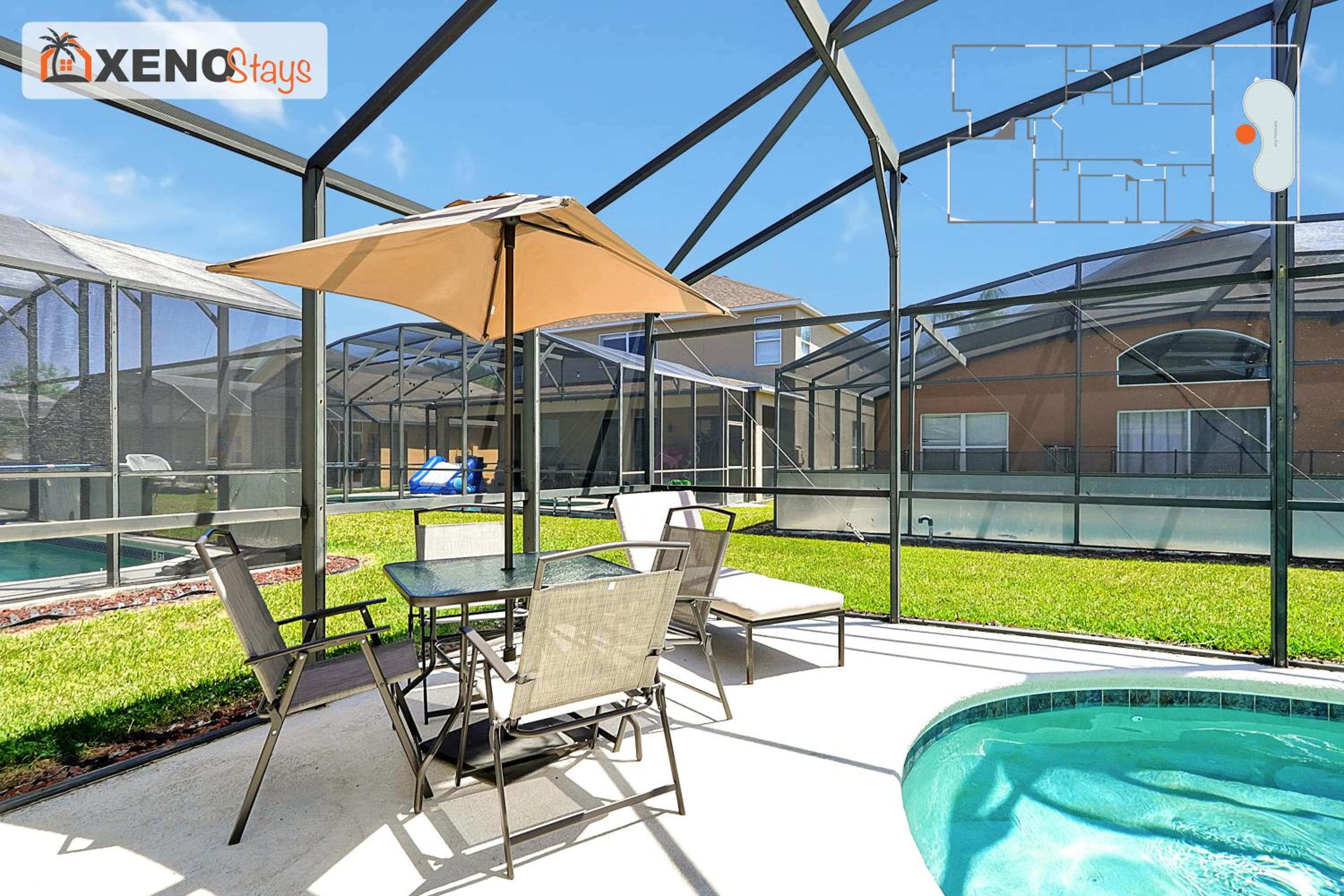 XENOStays - Family Villa with Pool Near Disney