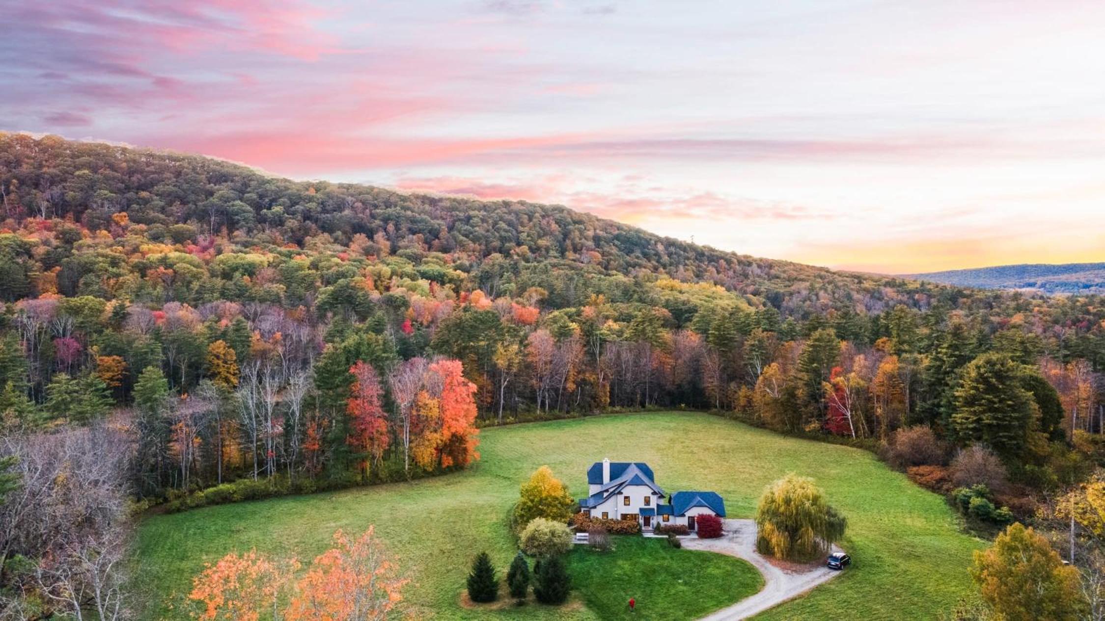 Modern Berkshires Farmhouse w Porch Fireplace Views Beaver Creek by AvantStay