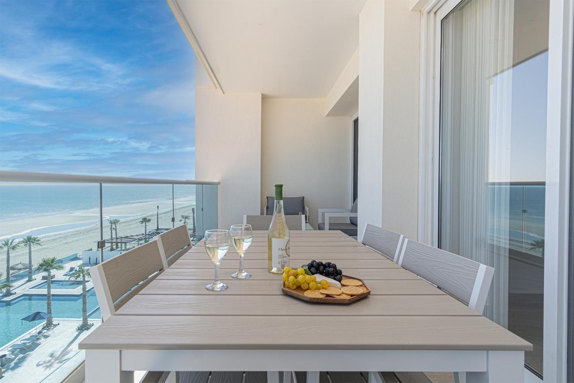 Breathtaking 2 BR 25 Bath Corner Beach Front Condominium Encantame 505