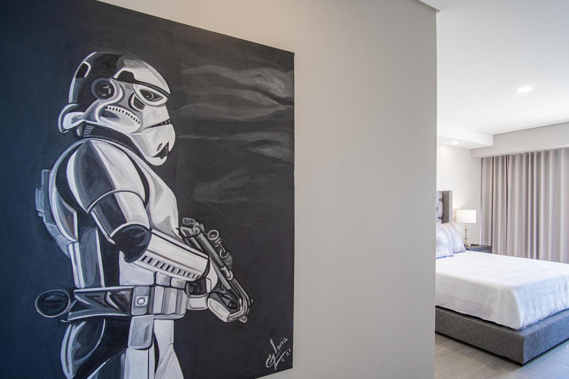 May The Force Be With You! The Galaxy Star Wars theme at Encantame Towers C801
