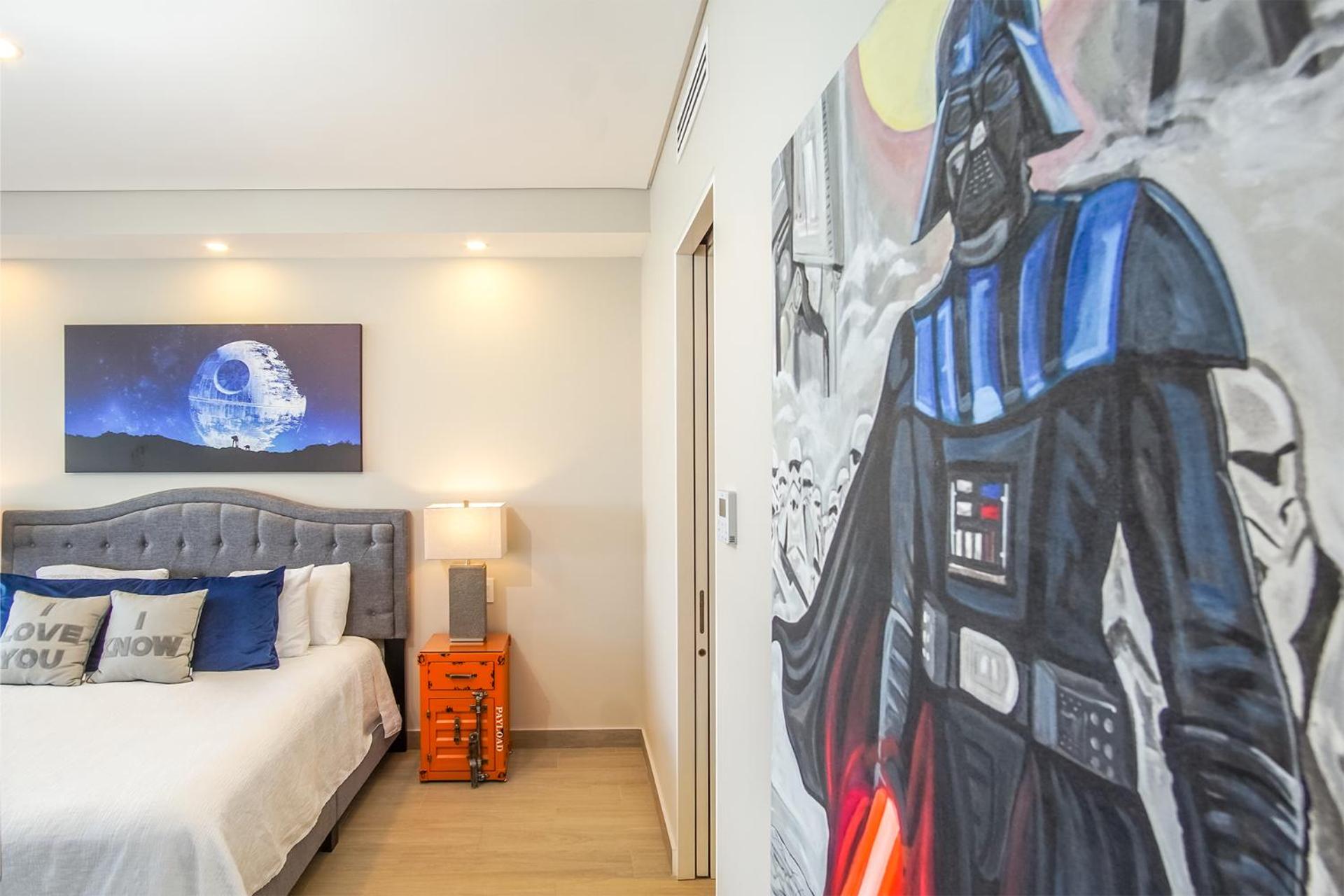 May The Force Be With You! The Galaxy Star Wars theme at Encantame Towers C801