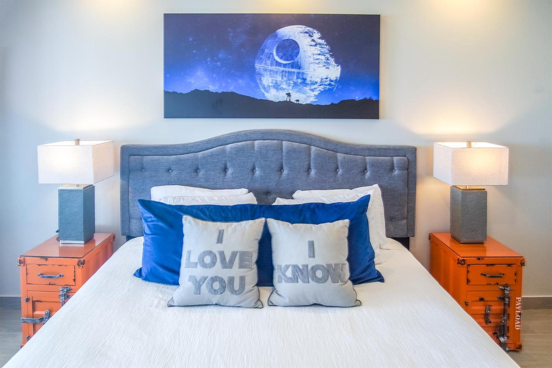 May The Force Be With You! The Galaxy Star Wars theme at Encantame Towers C801