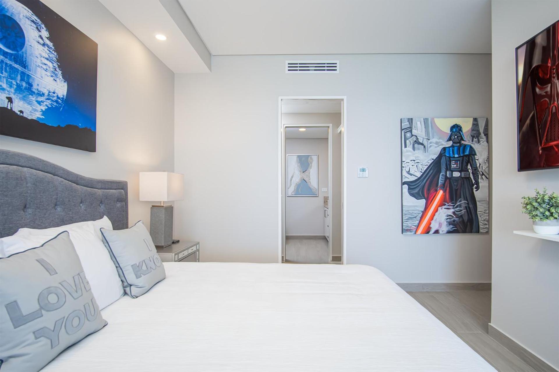 May The Force Be With You! The Galaxy Star Wars theme at Encantame Towers C801