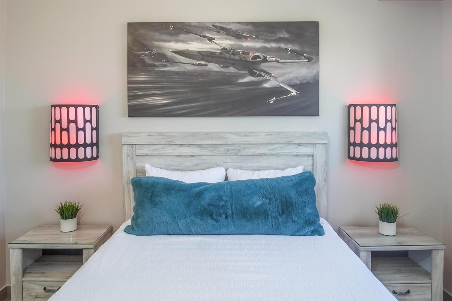 May The Force Be With You! The Galaxy Star Wars theme at Encantame Towers C801