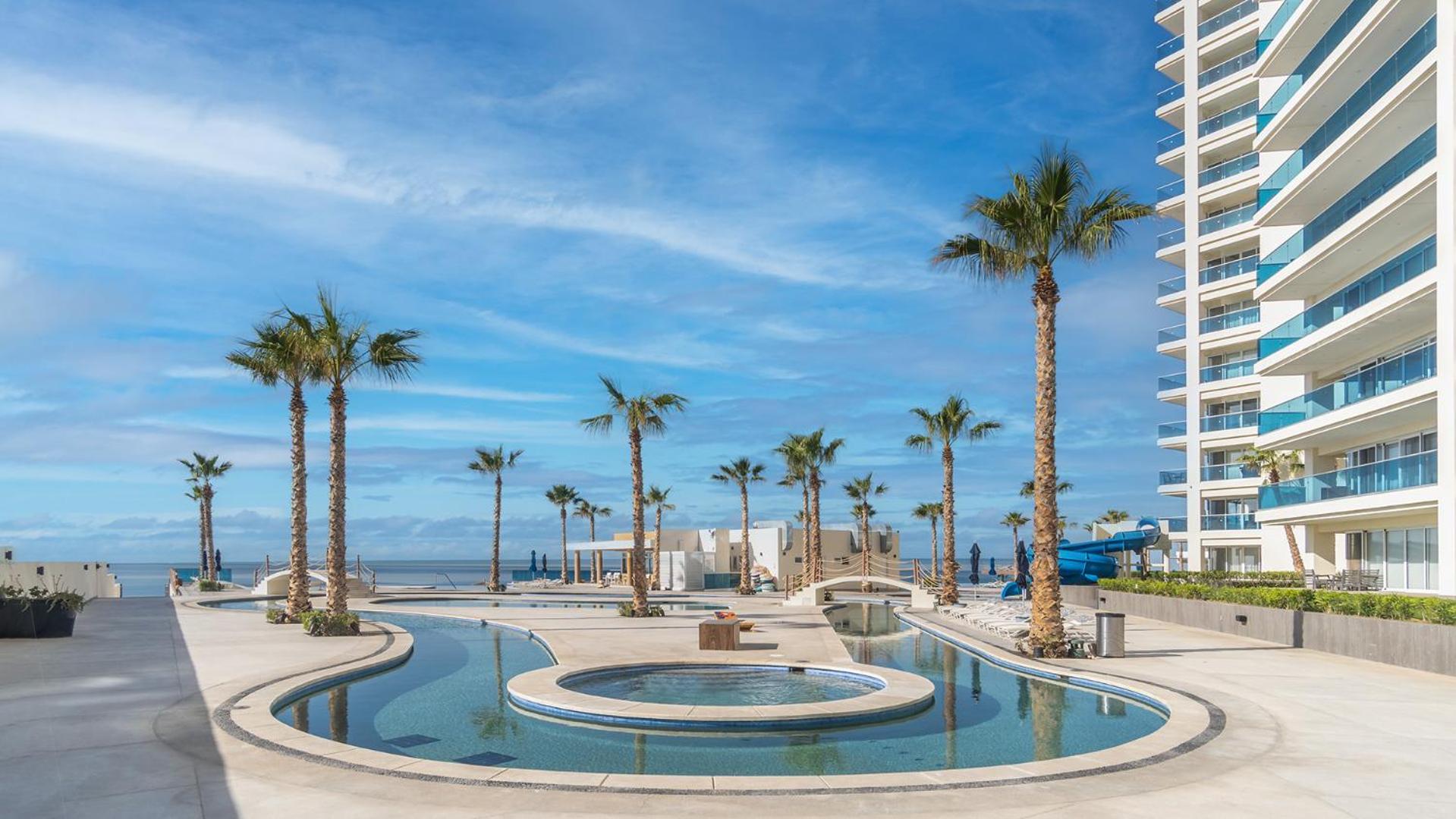Sandy Paws 2 bedroom 2 bath Ocean Front Encantame Towers C1604