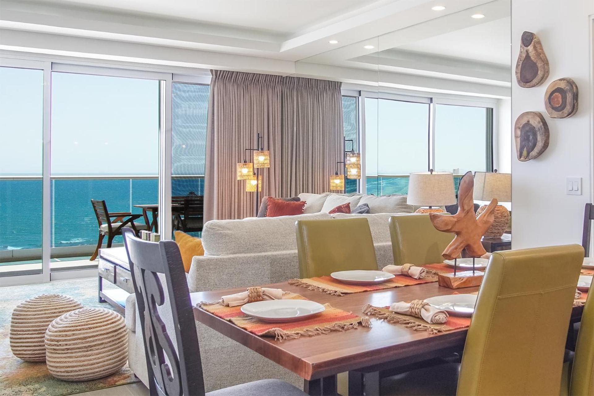 Condo with Expansive Ocean View Encantame Towers 1402
