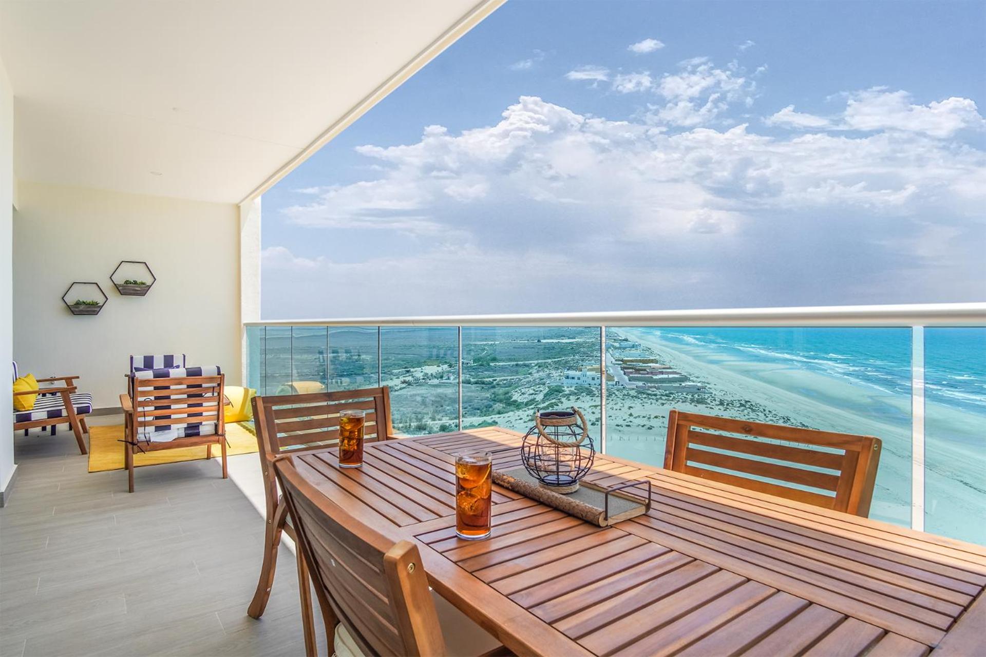 Condo with Expansive Ocean View Encantame Towers 1402