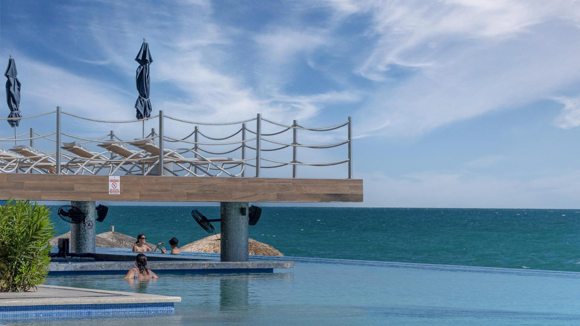 Amazing two bedroom beach front condo W405