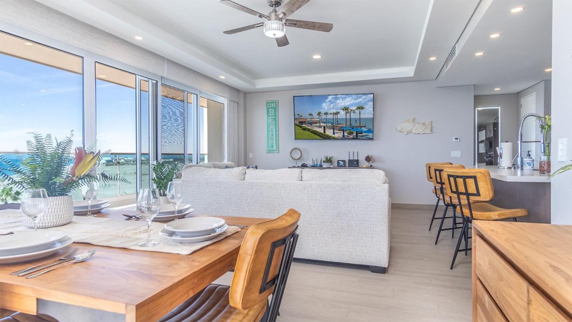 Amazing two bedroom beach front condo W405