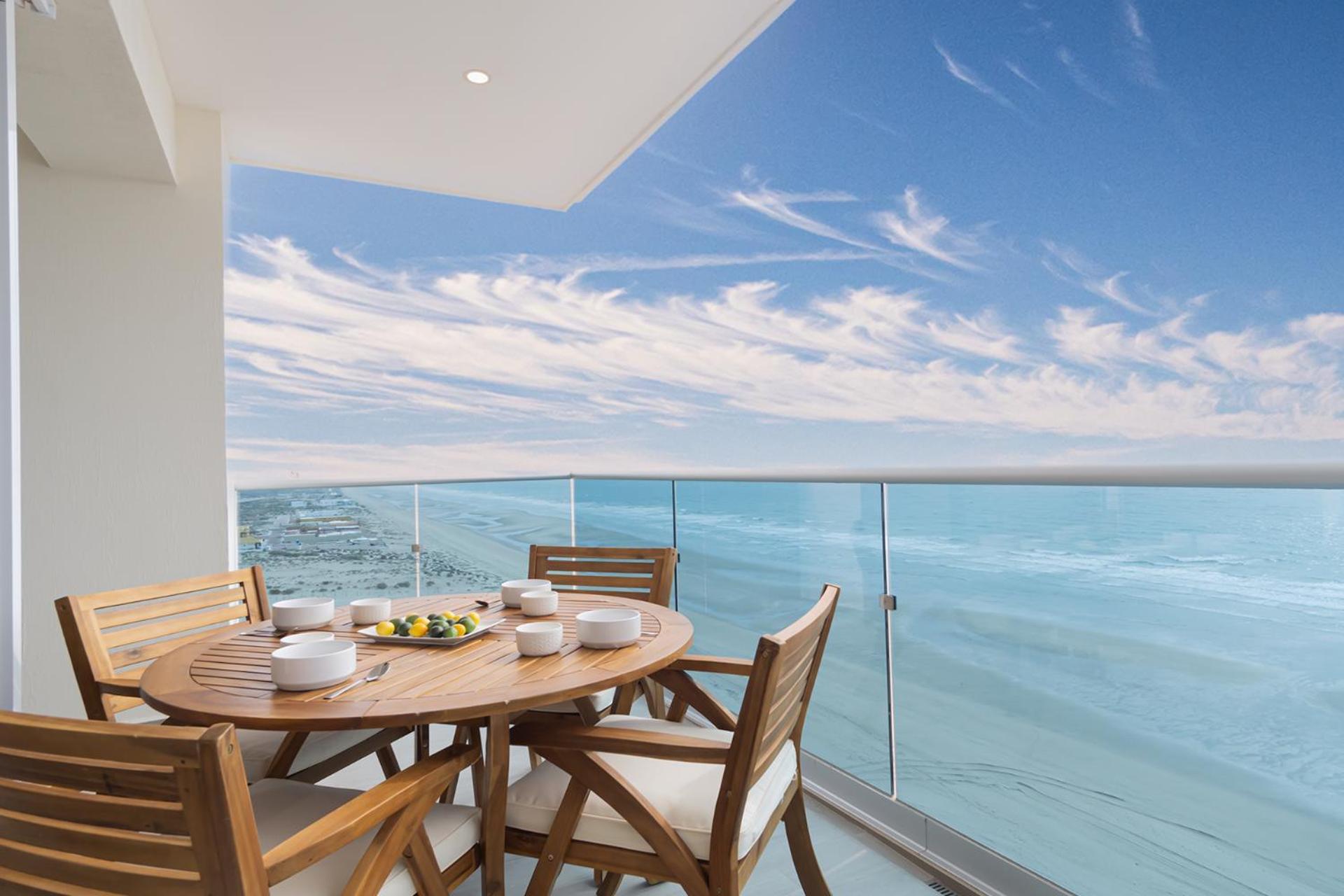 Stunning 2 bedroom Corner Beach Front Condominium Encantame C-1105