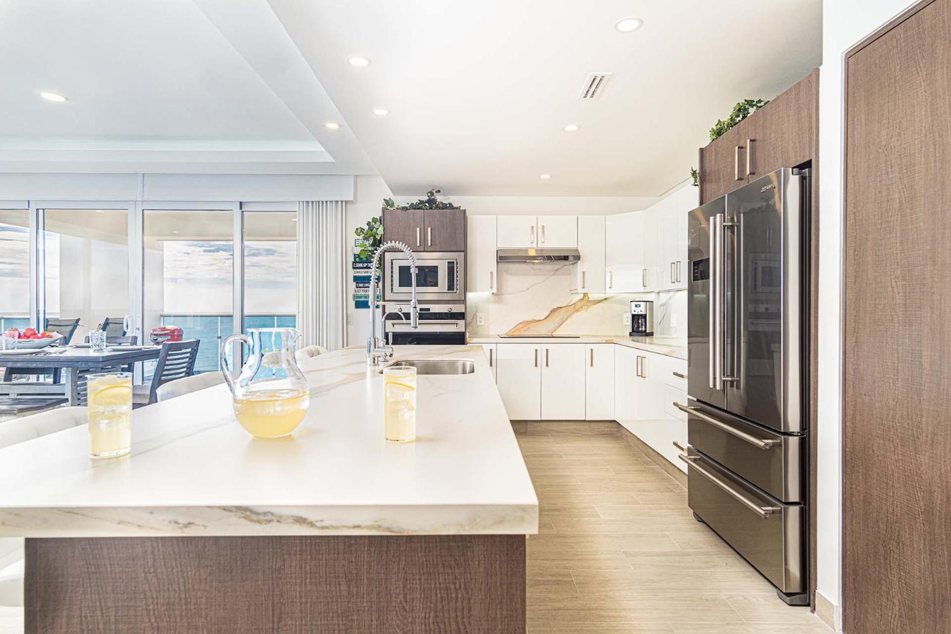 Family Paradise! 3 bedroom Corner Condominium Beach Front Encantame C-701