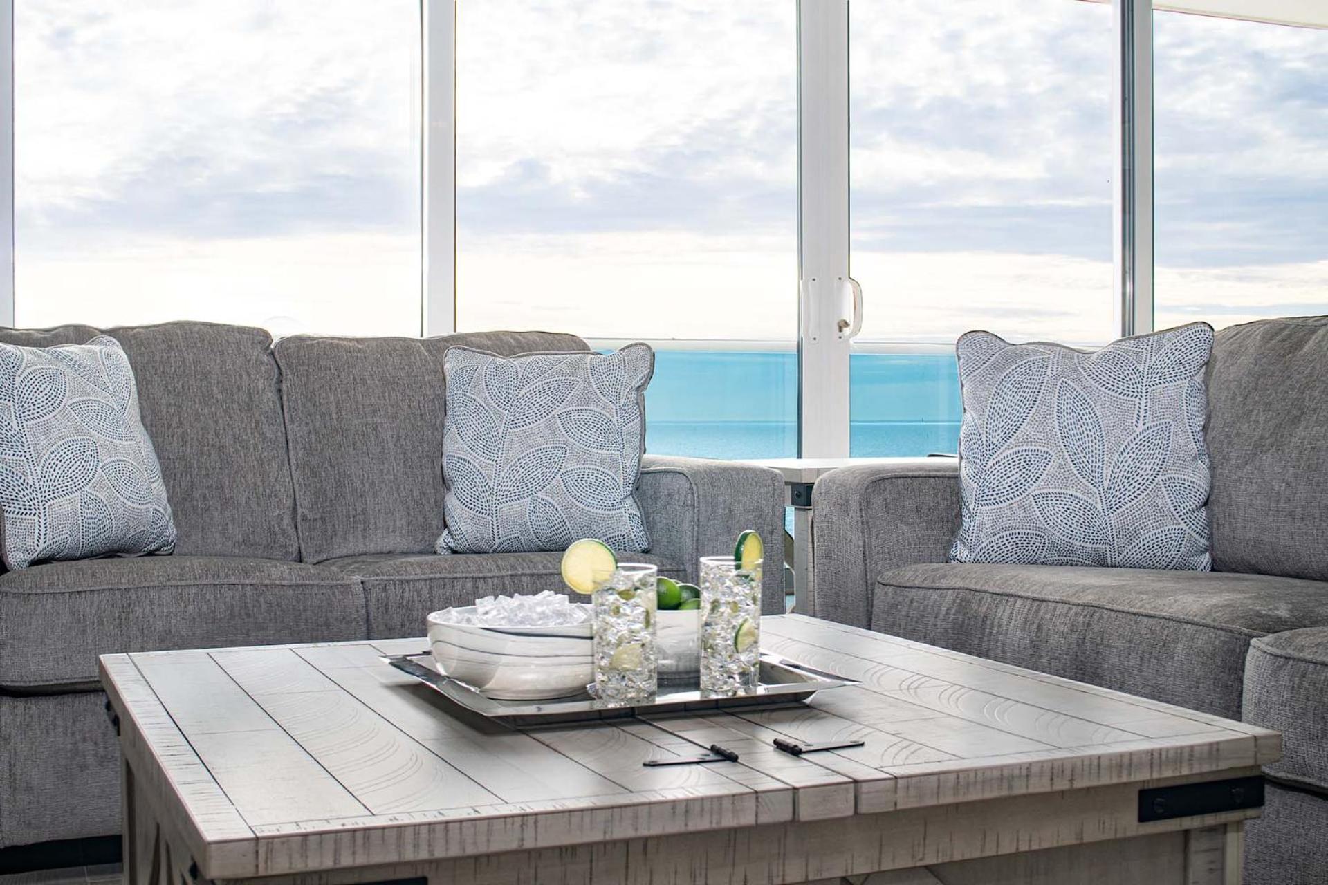Family Paradise! 3 bedroom Corner Condominium Beach Front Encantame C-701