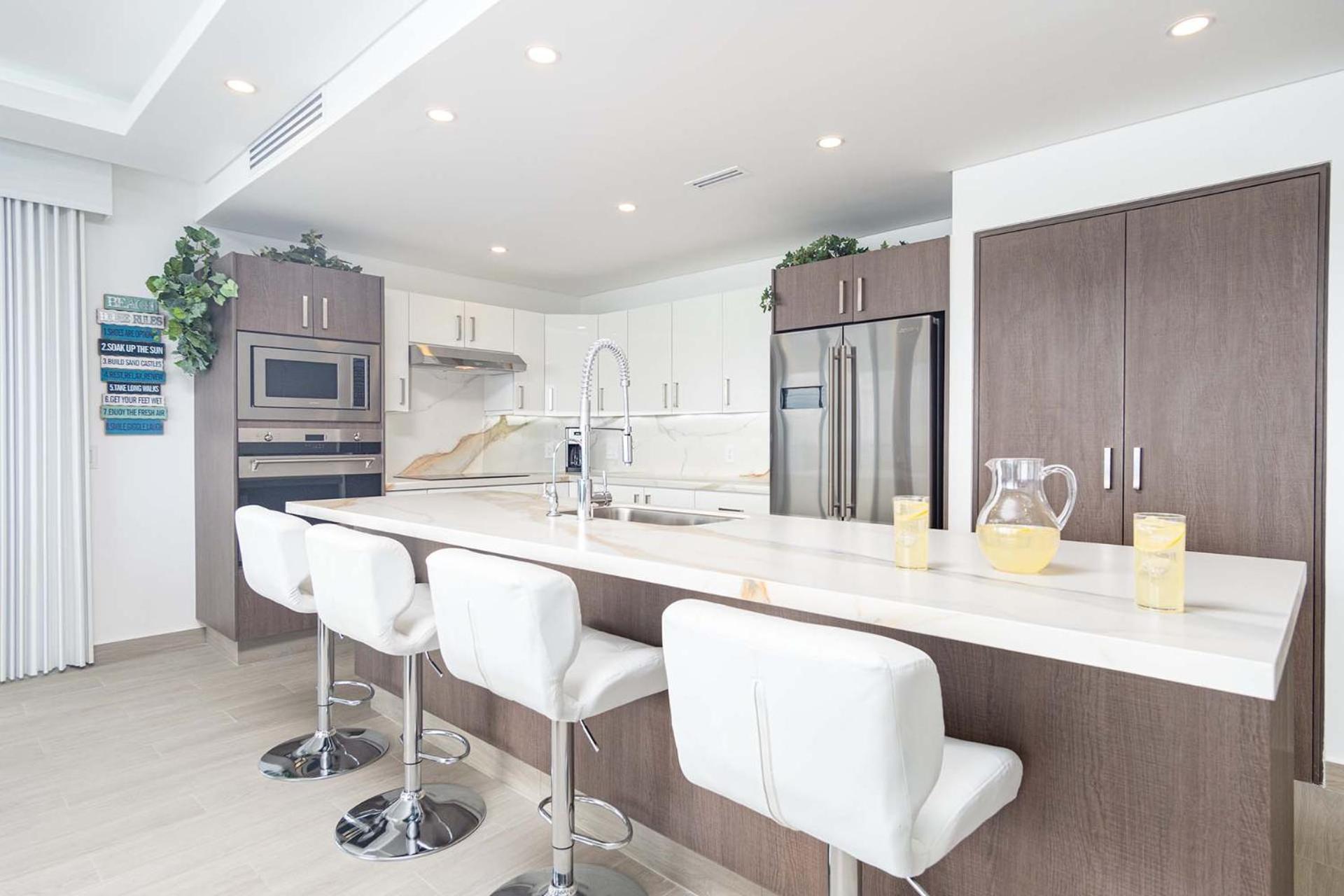 Family Paradise! 3 bedroom Corner Condominium Beach Front Encantame C-701
