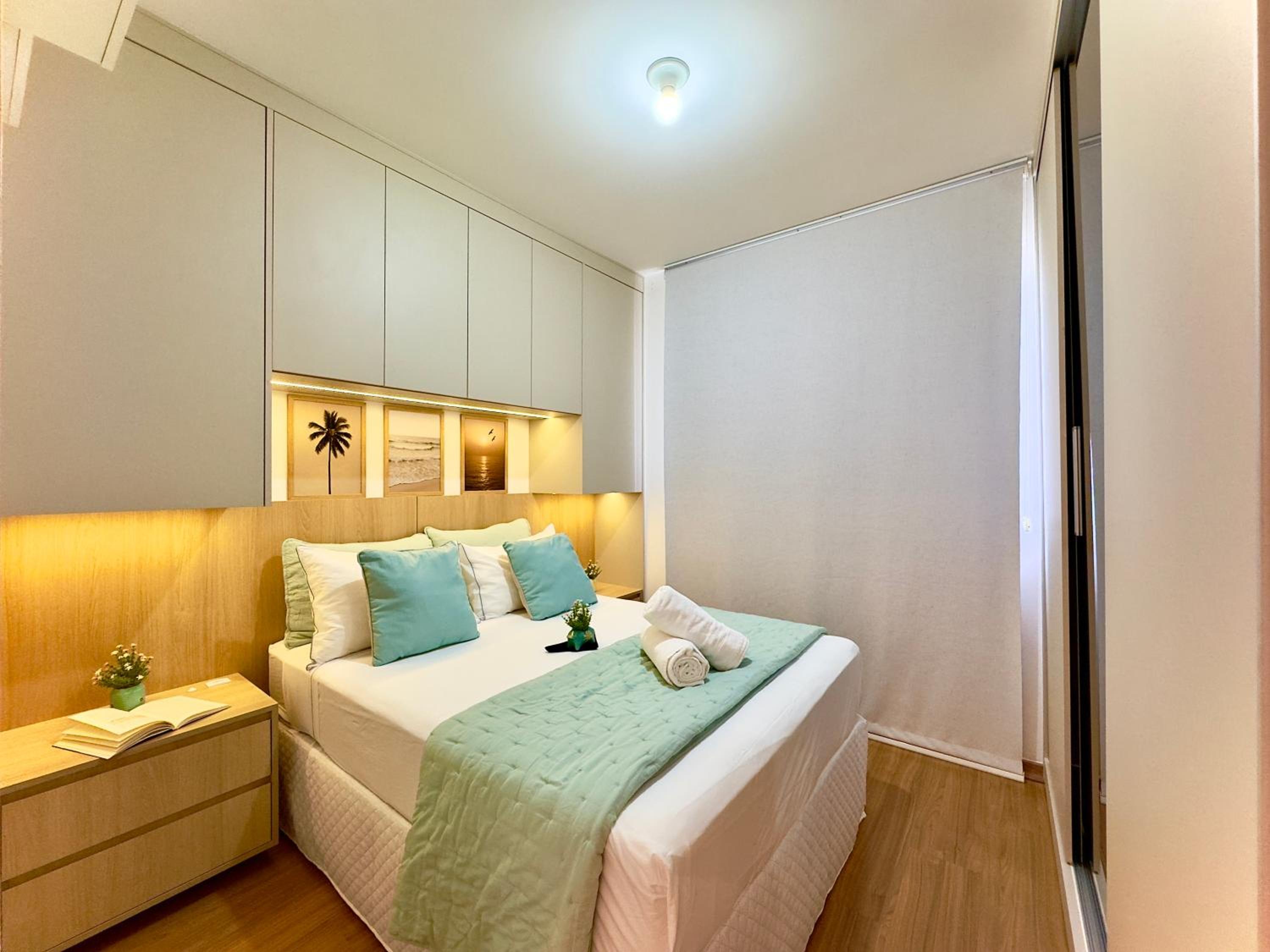 Apto em Condominio Frente Mar com Piscinas Spa Sala de Jogos Quadra de Futebol e Espaco Kids Ideal para Familias