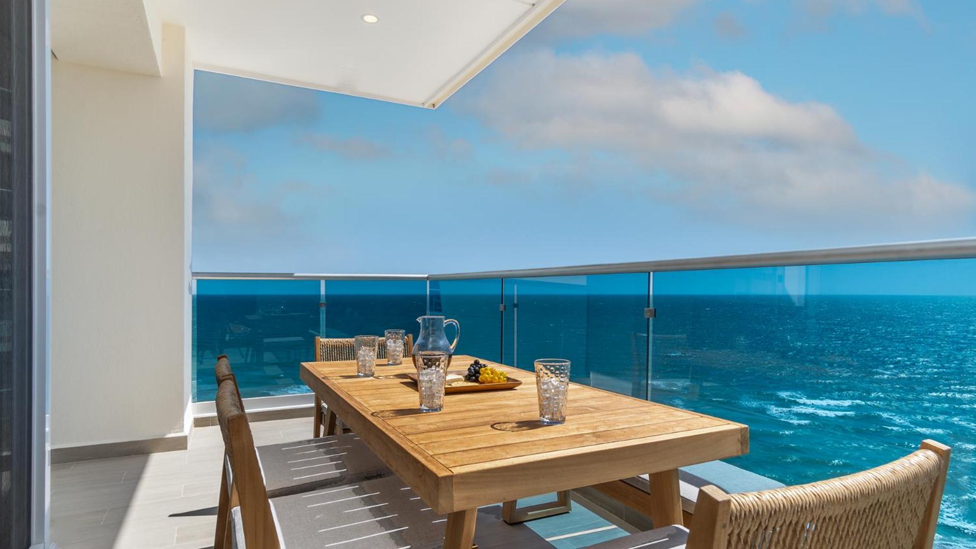 Amazing two bedroom beach front condo W1105