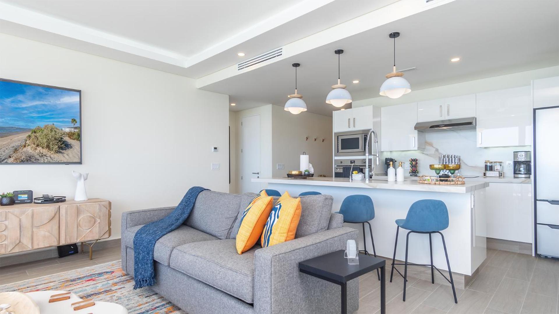 Amazing two bedroom beach front condo W1105
