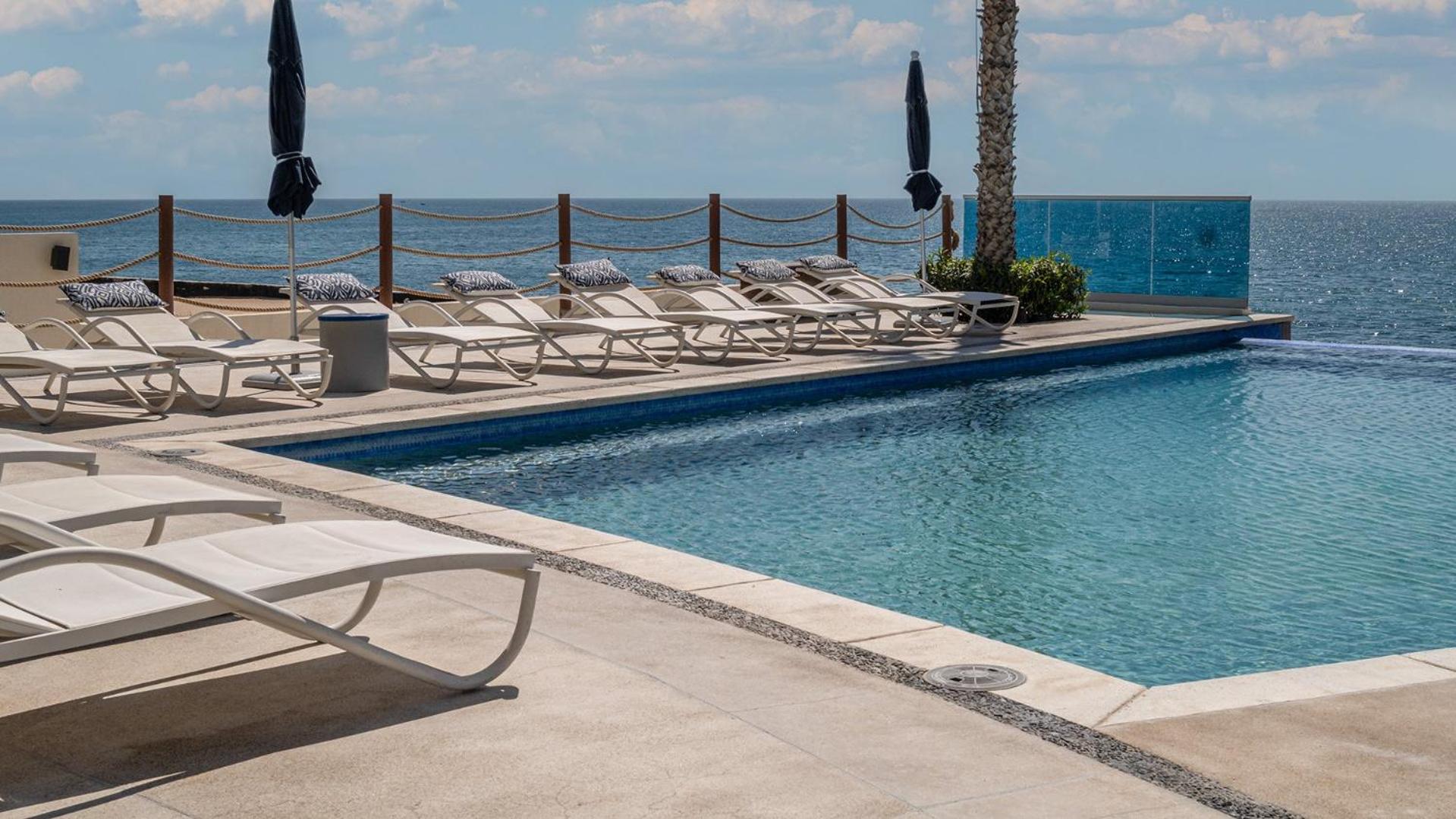 Amazing two bedroom beach front condo W1105