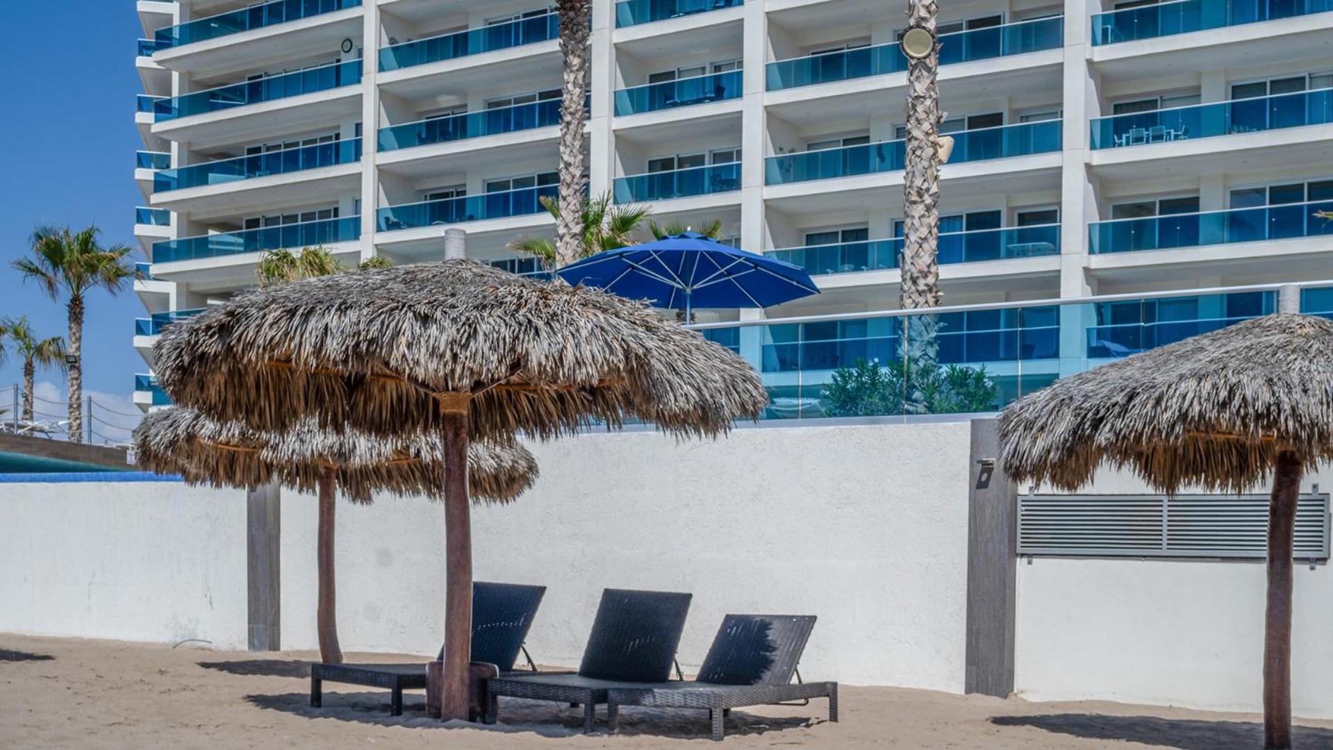 Amazing two bedroom beach front condo W1105