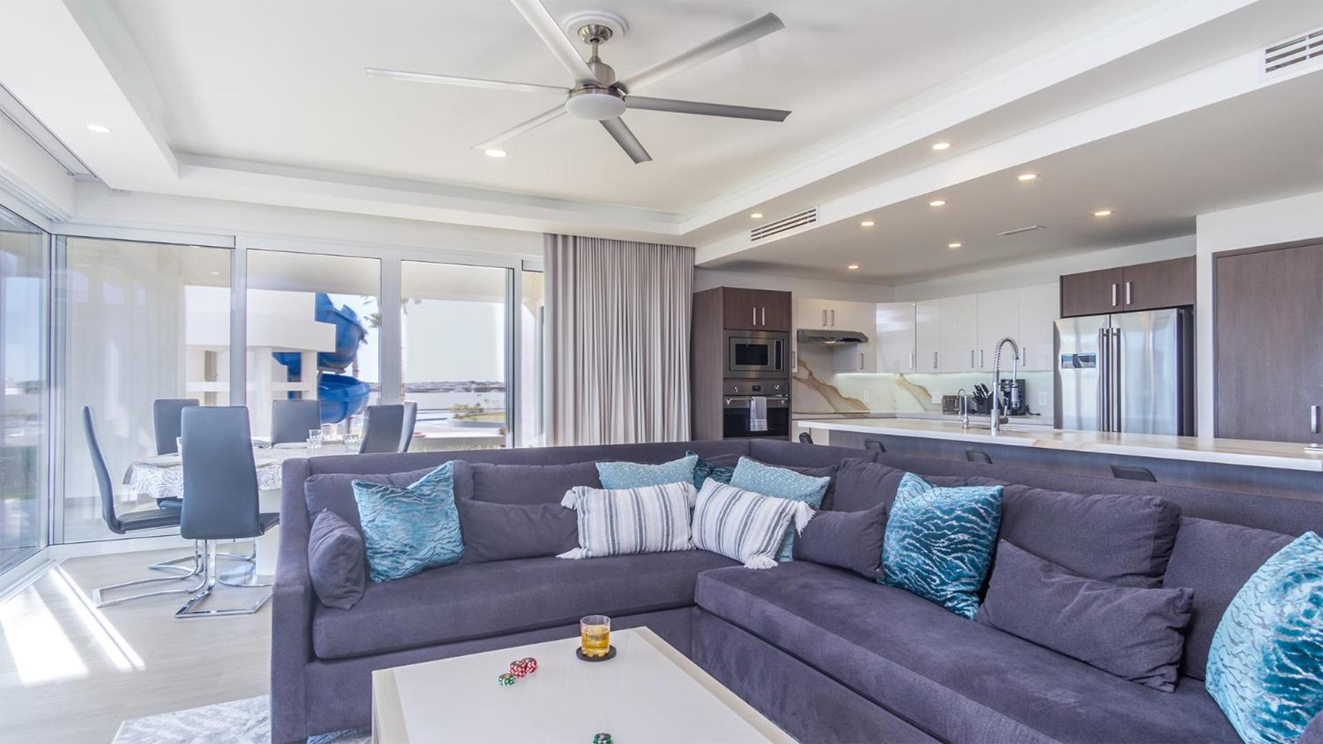 New and Amazing 3 bedroom Ground Floor Corner Beach Front Encantame C-101