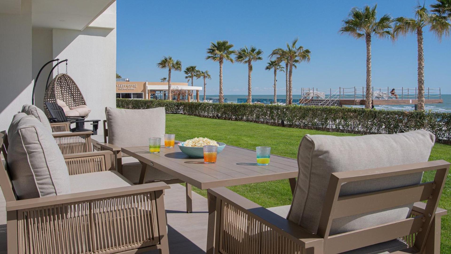 New and Amazing 3 bedroom Ground Floor Corner Beach Front Encantame C-101