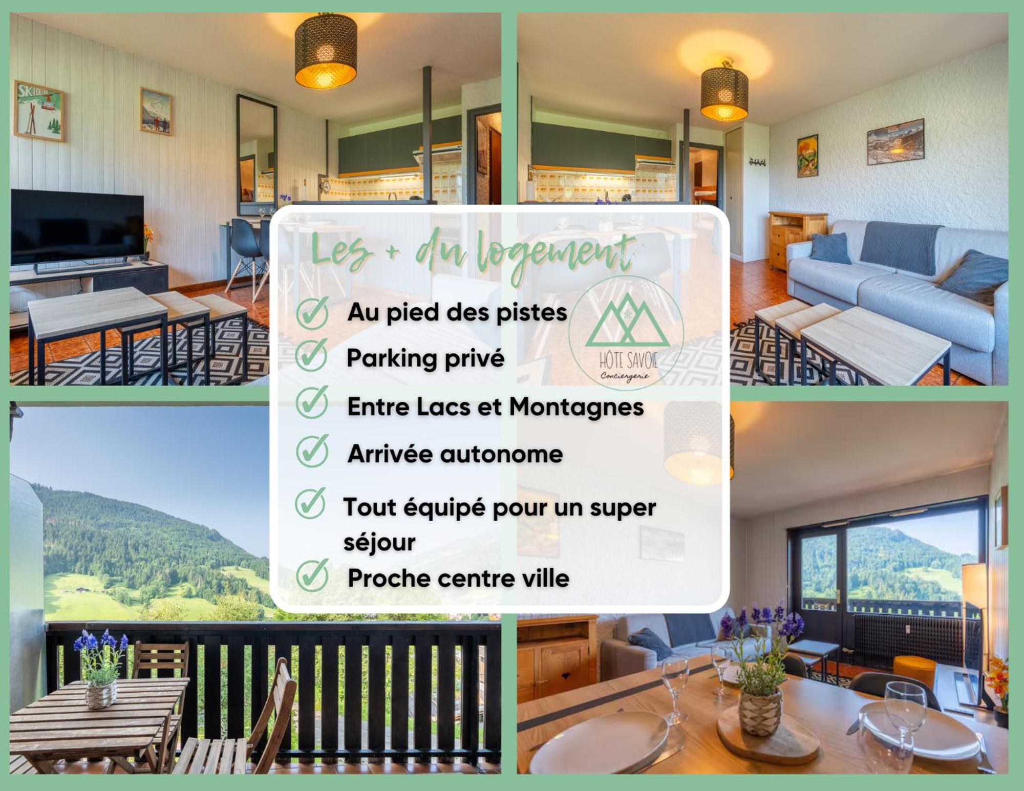 Studio au pied des pistes Vue imprenable Grand Bo'
