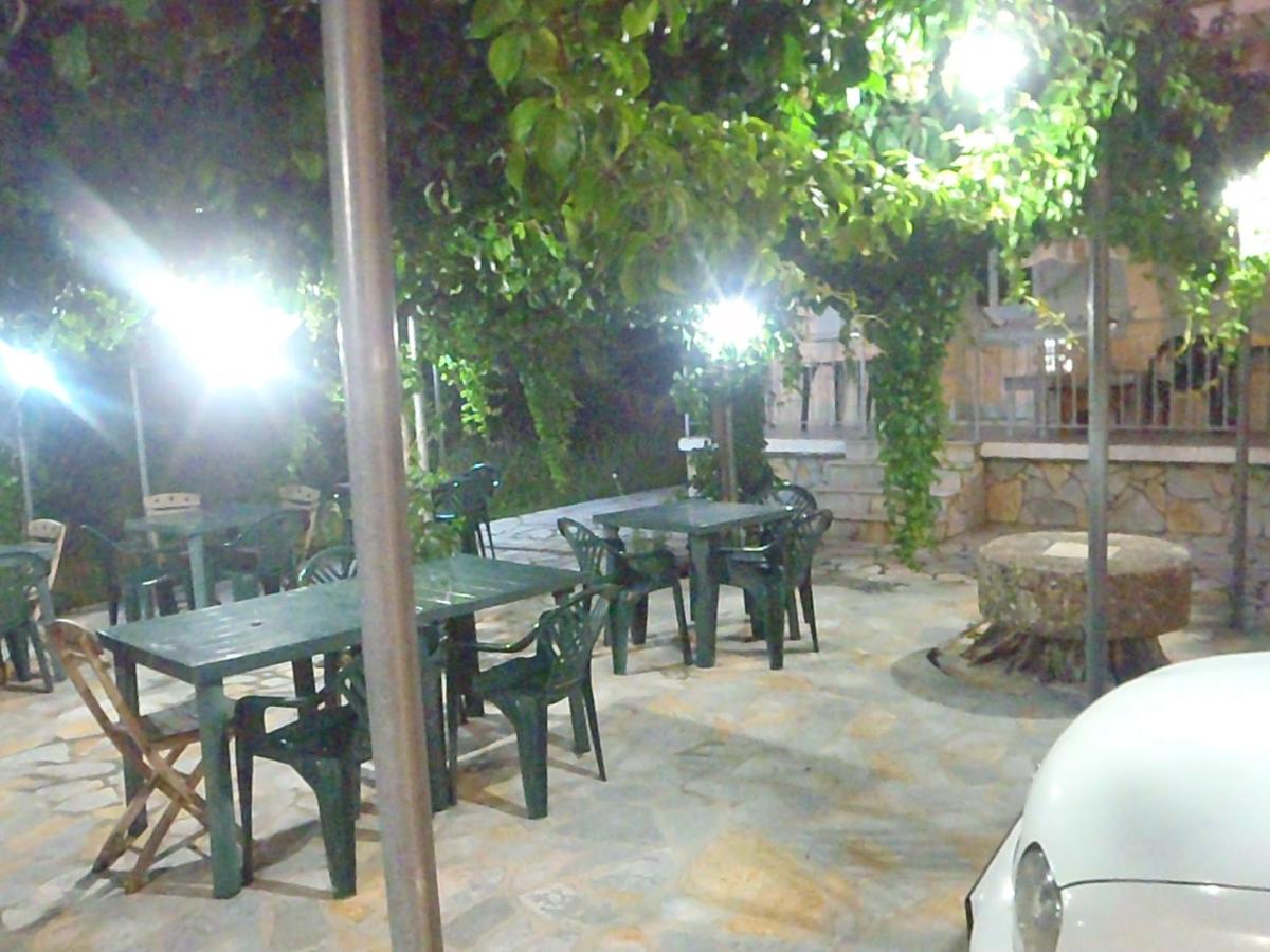 outdoor BBQ area