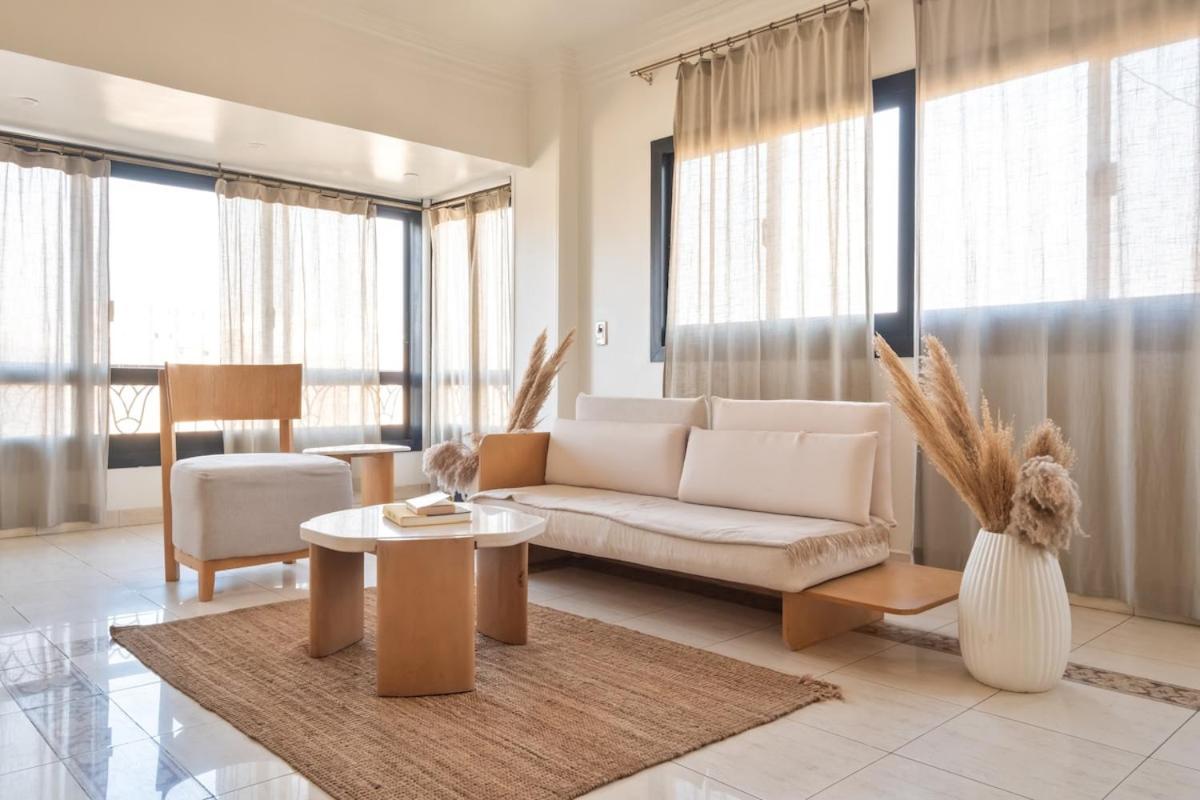 Cozy vintage duplex Khan -khan luxe residence pyramids view