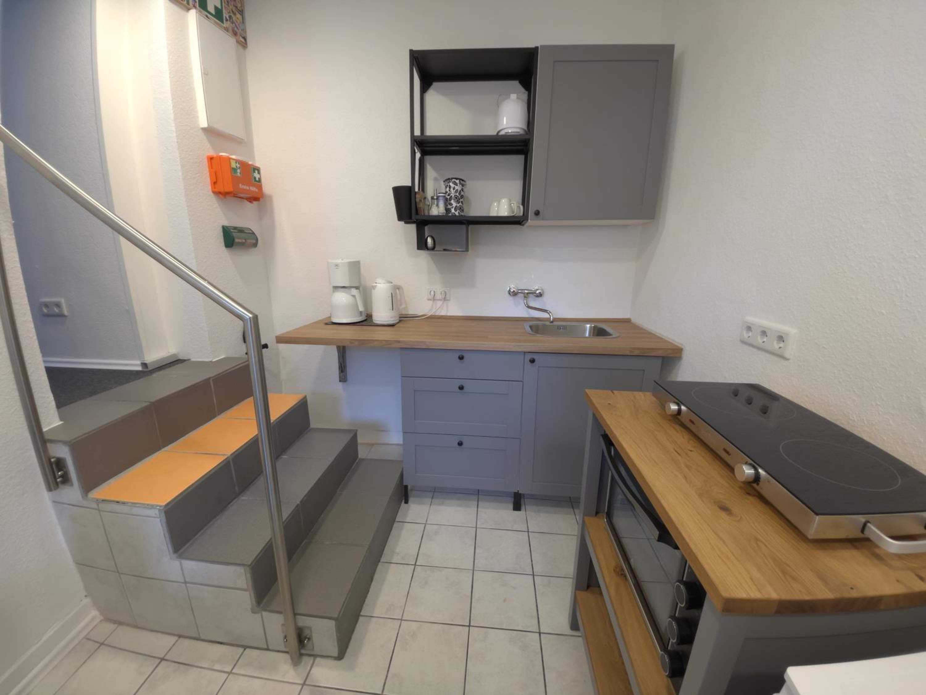 Jans 4 Personen Apartment Herten NRW Veltins Arena Küche P WLAN mit Code