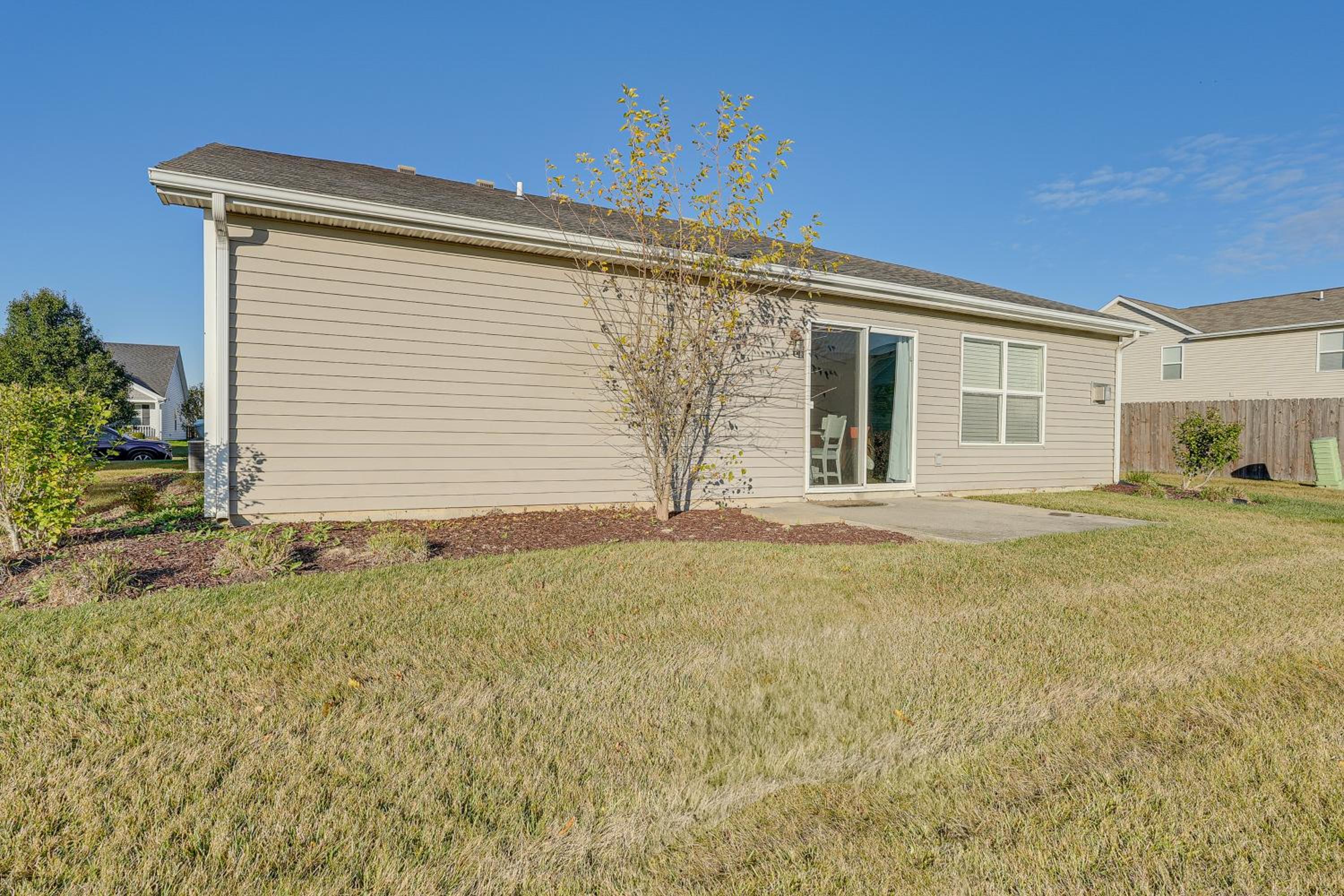 Private Yard and Pond Views Fort Wayne Family Home!