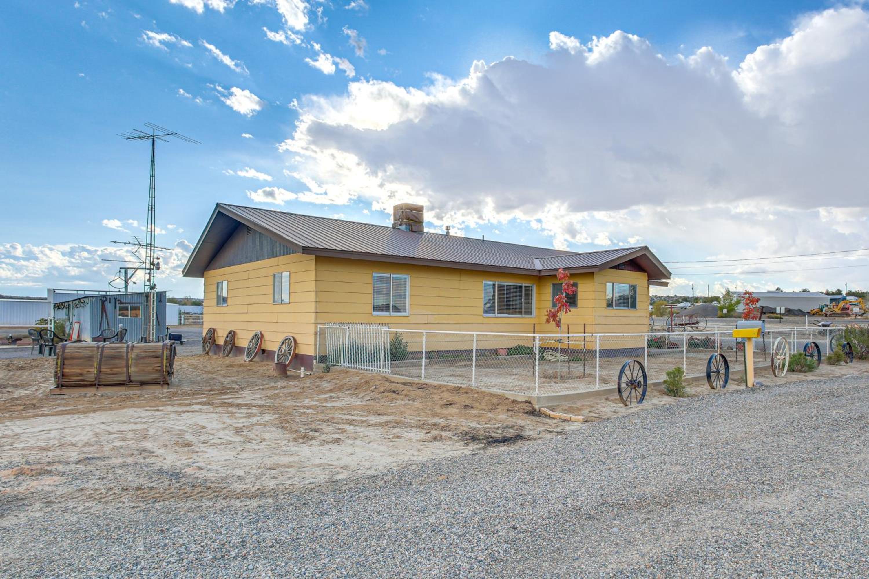 On 17-Acre Lot with Barn and Patio Rural Aztec Home