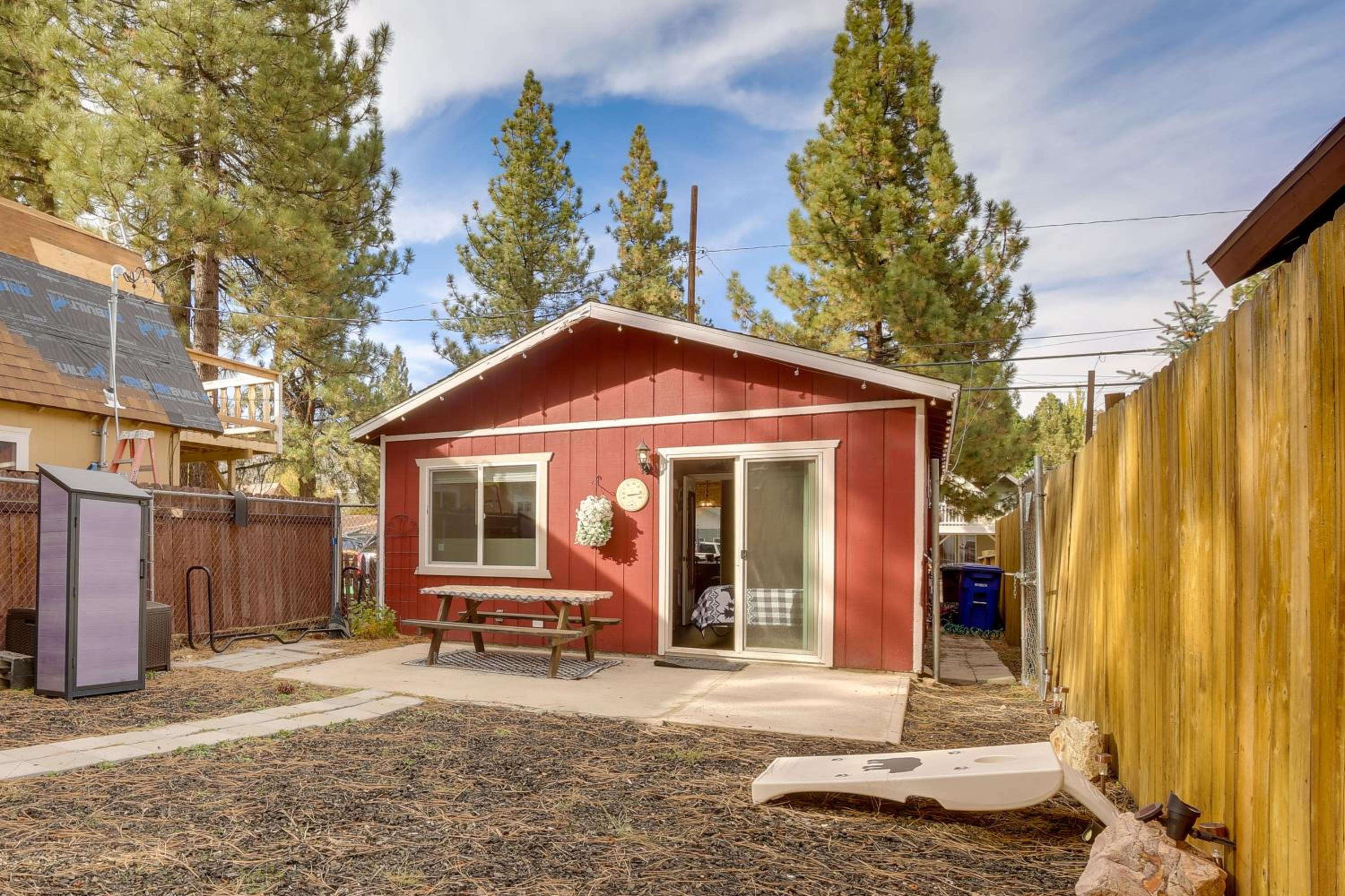 Big Bear Ski Hideaway! Cozy Cabin with Fenced Yard