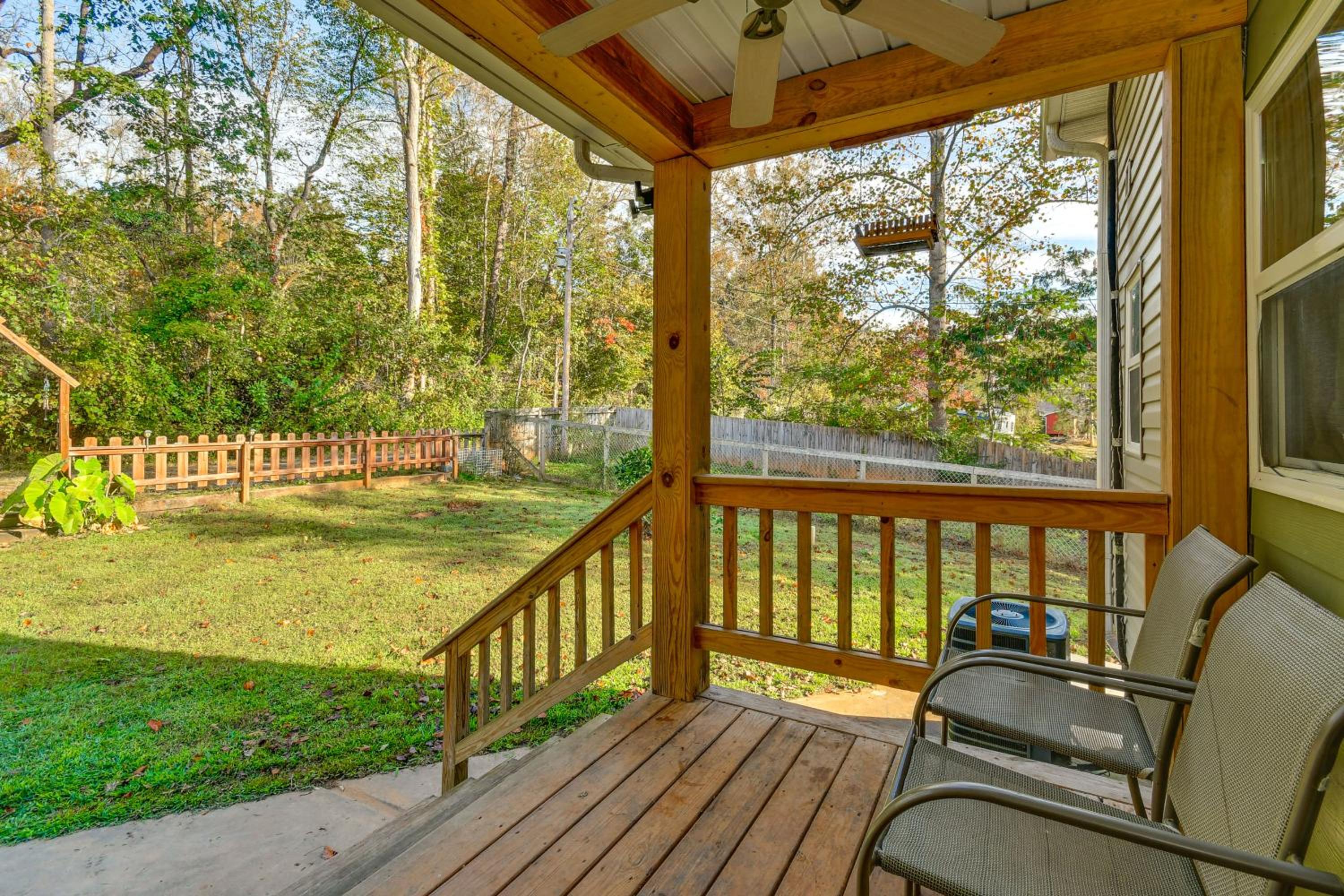 Blue Ridge Foothills Hideaway Near Lake James