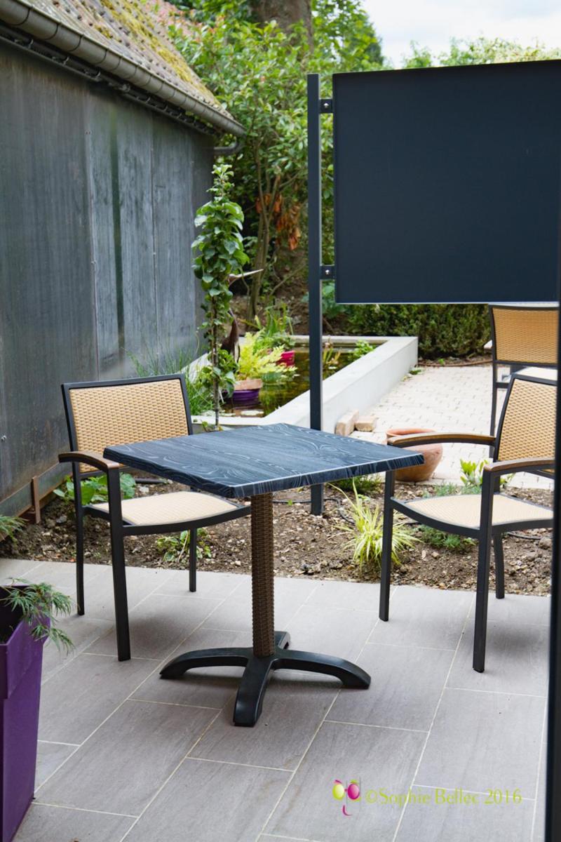 outdoor BBQ area