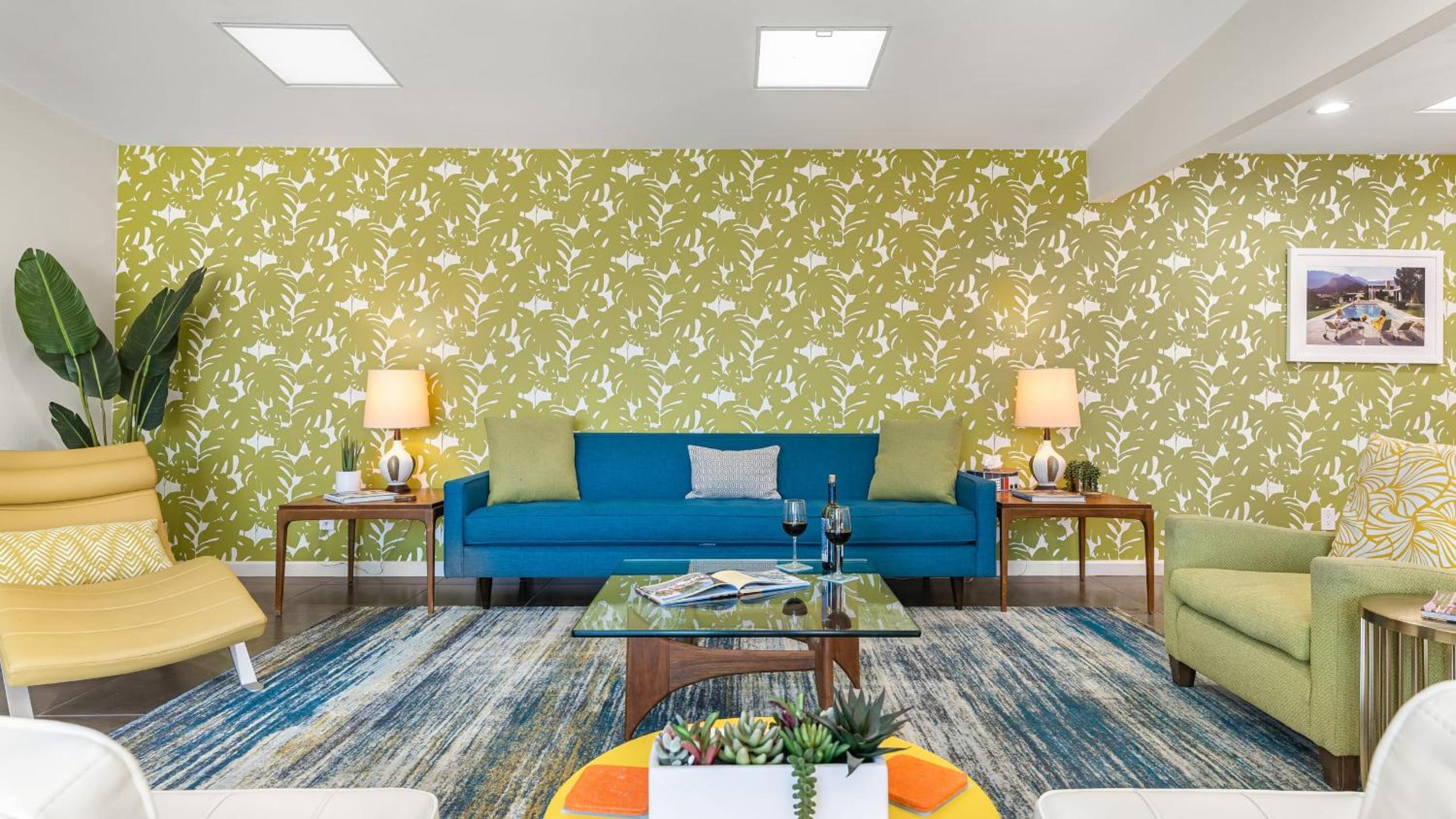 Vibrant Palm Springs Getaway w Pool BBQ Modern Design Taylor House by AvantStay