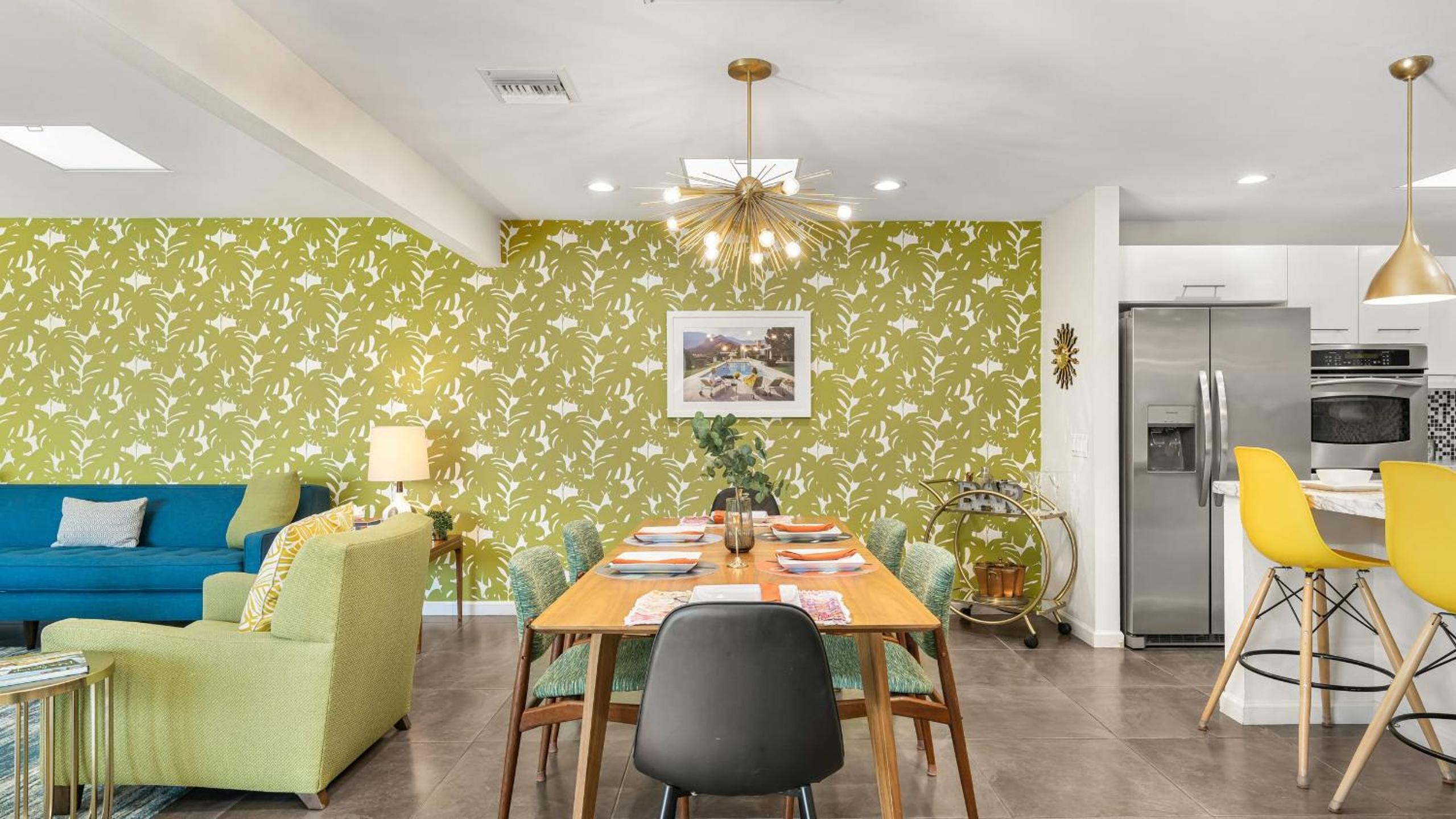 Vibrant Palm Springs Getaway w Pool BBQ Modern Design Taylor House by AvantStay
