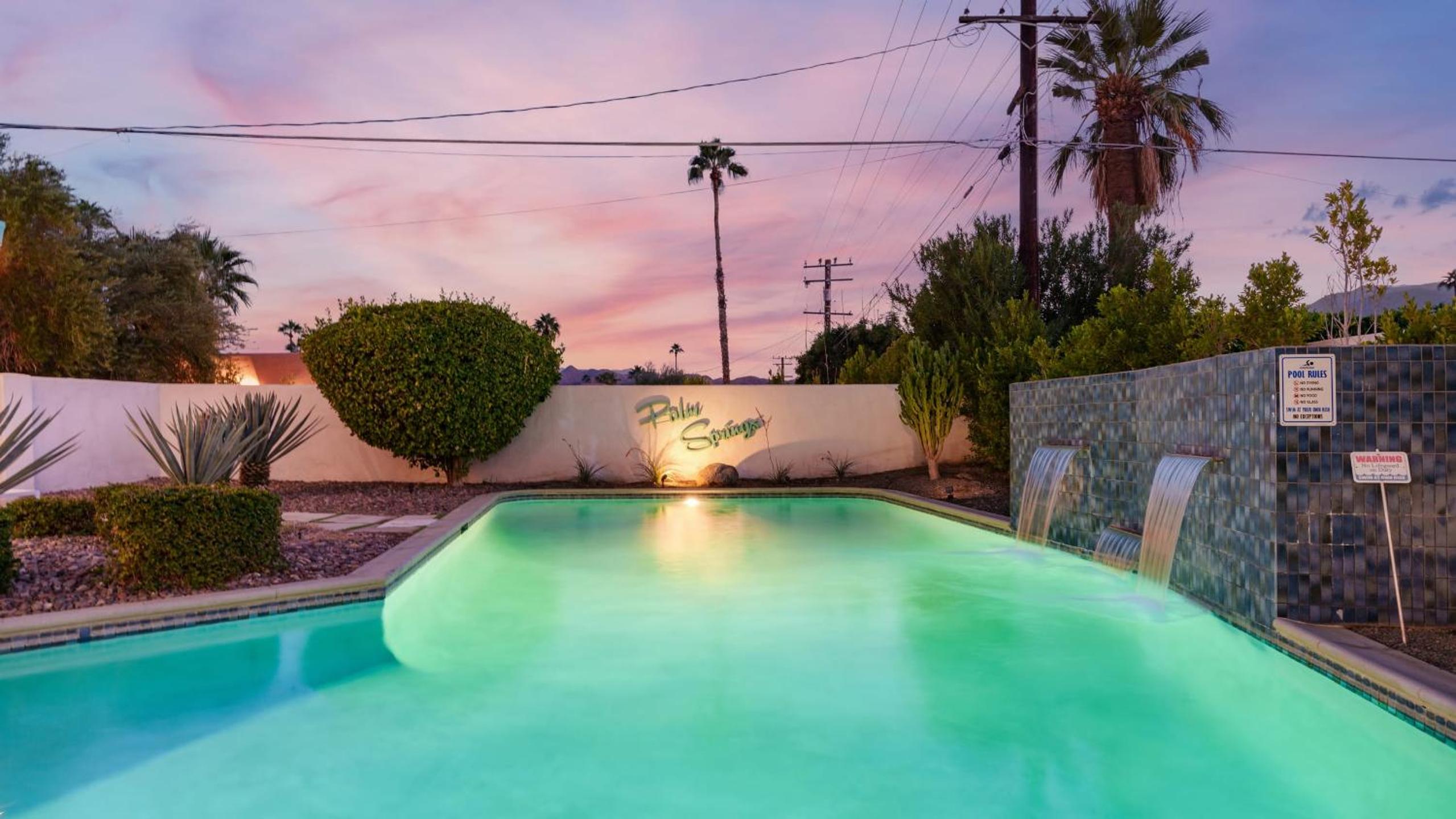 Vibrant Palm Springs Getaway w Pool BBQ Modern Design Taylor House by AvantStay